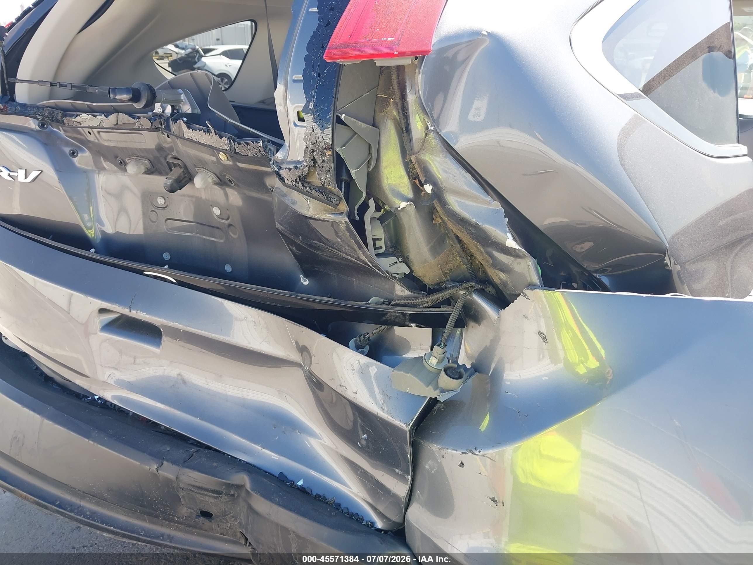 2013 Honda Cr-v Ex-l Серый vin: 2HKRM3H74DH500962