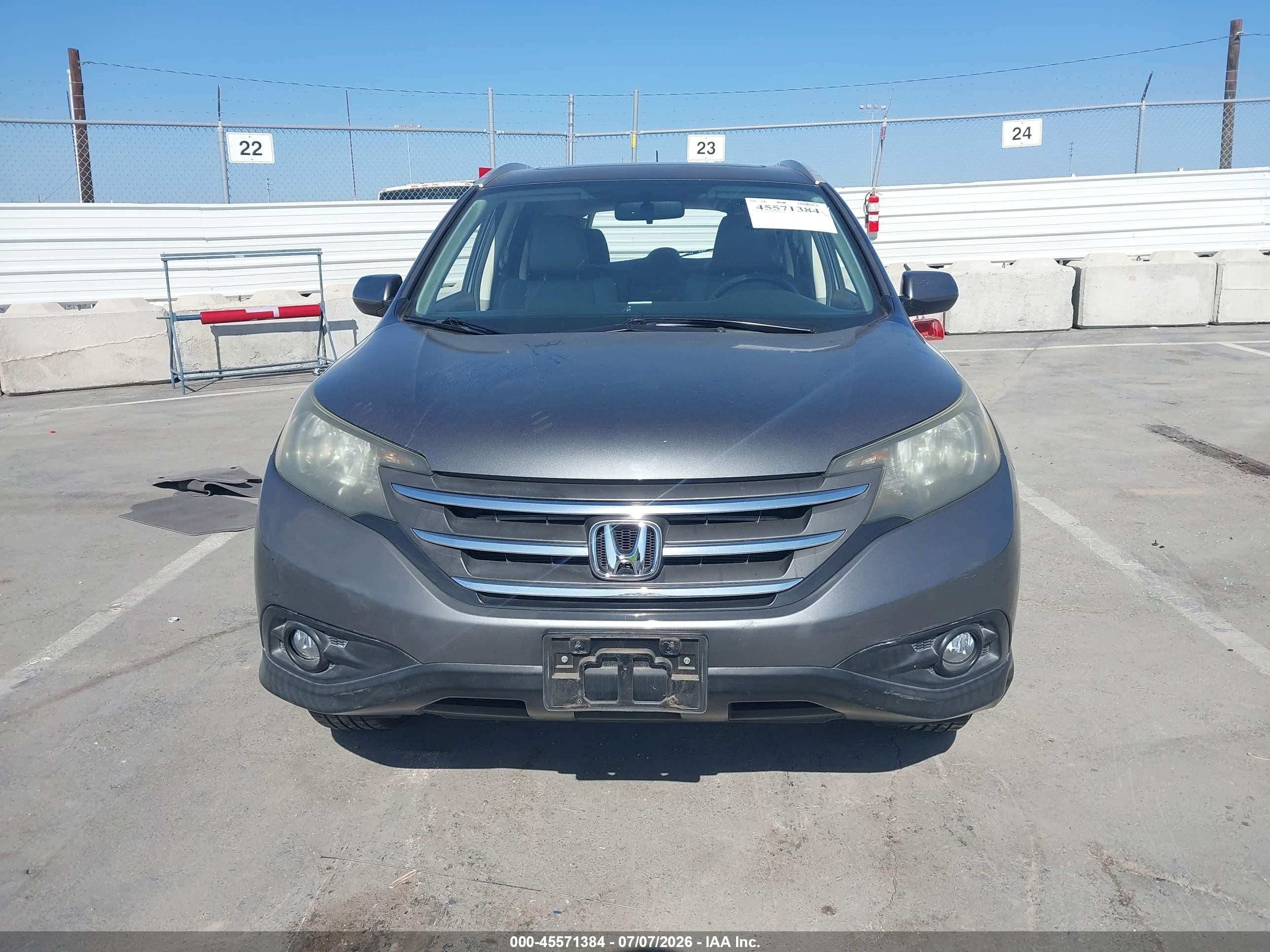 2013 Honda Cr-v Ex-l Серый vin: 2HKRM3H74DH500962