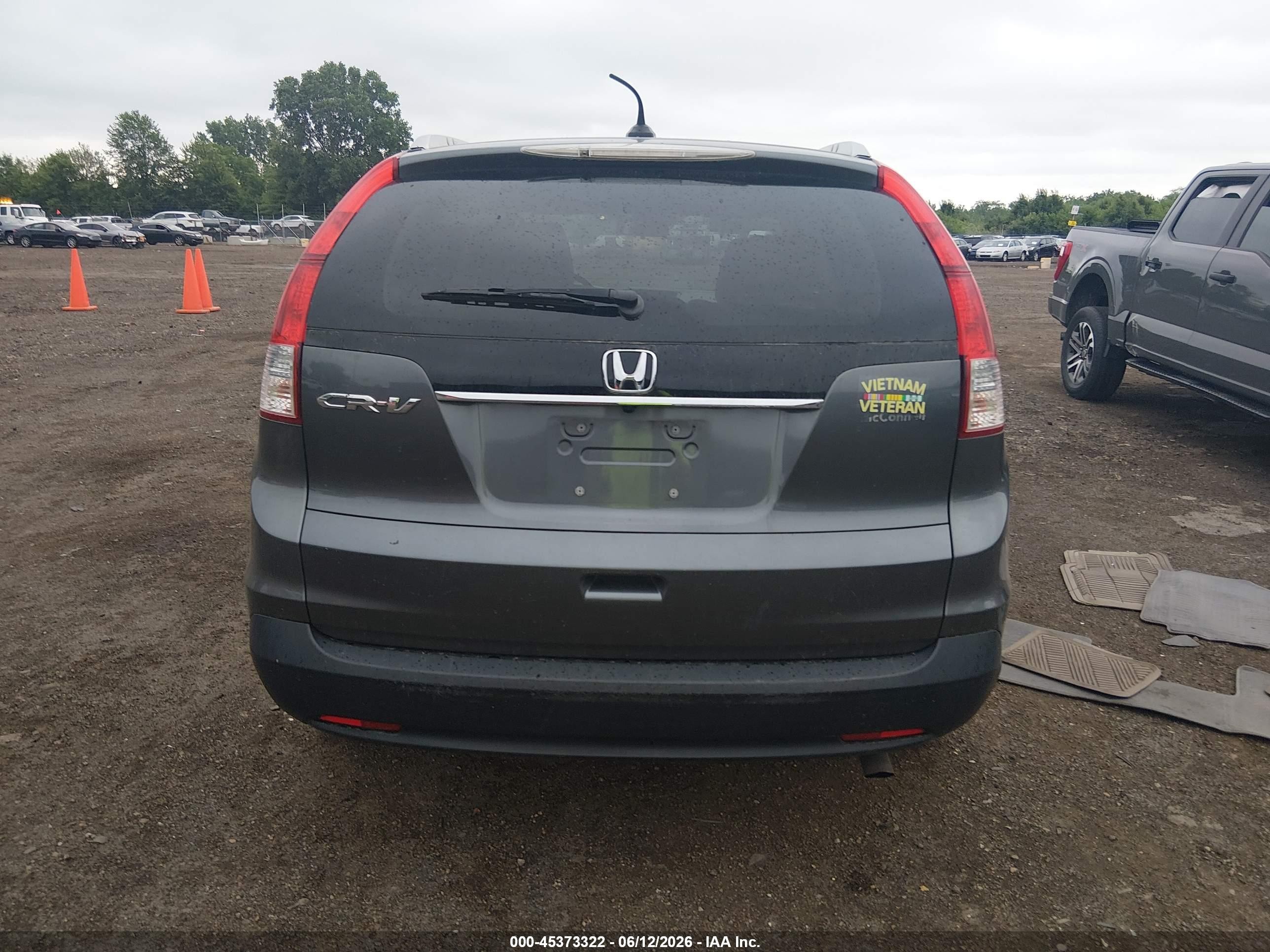 2013 Honda Cr-v Ex-l Gray vin: 2HKRM3H74DH505255