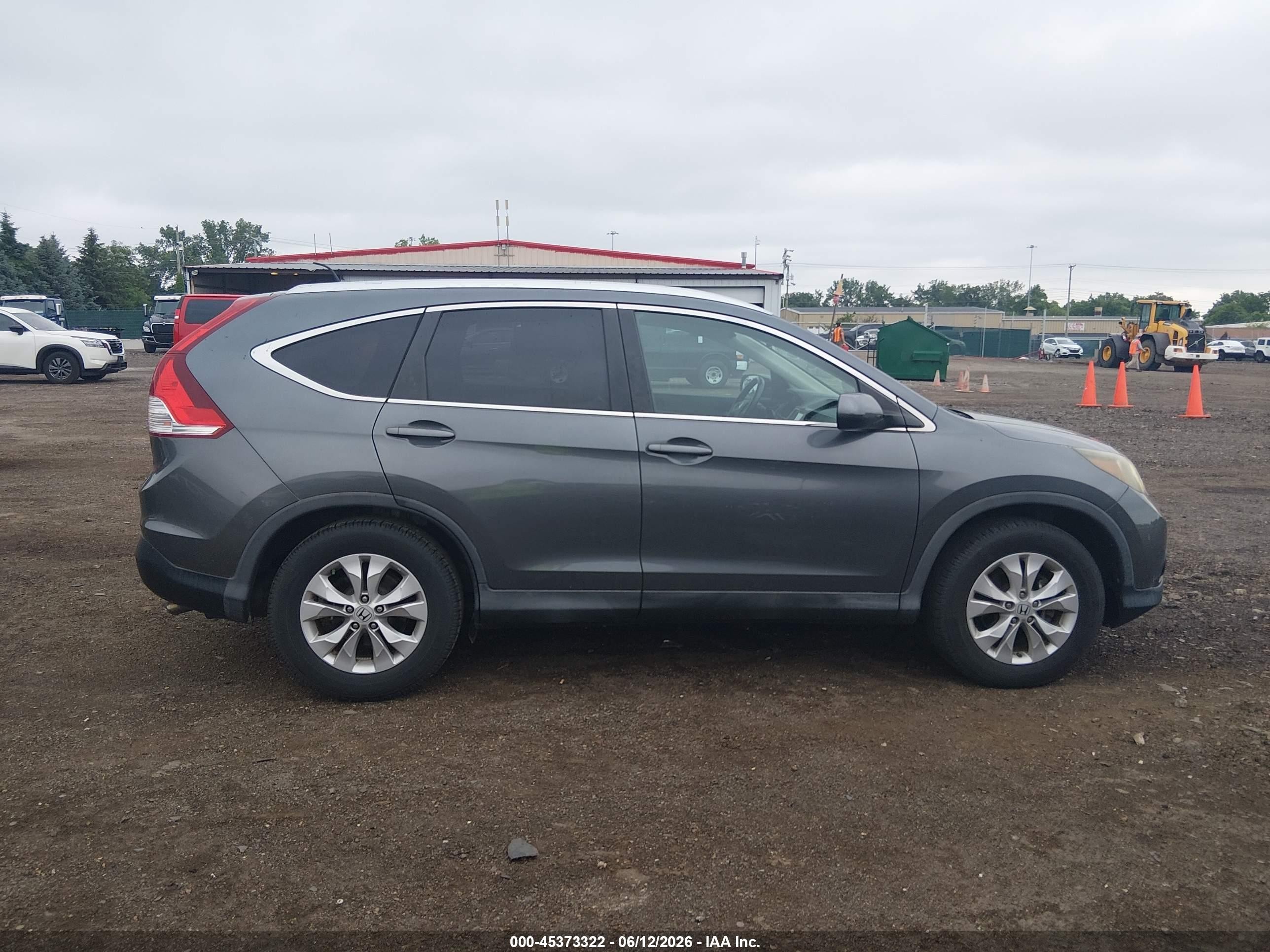 2013 Honda Cr-v Ex-l Gray vin: 2HKRM3H74DH505255