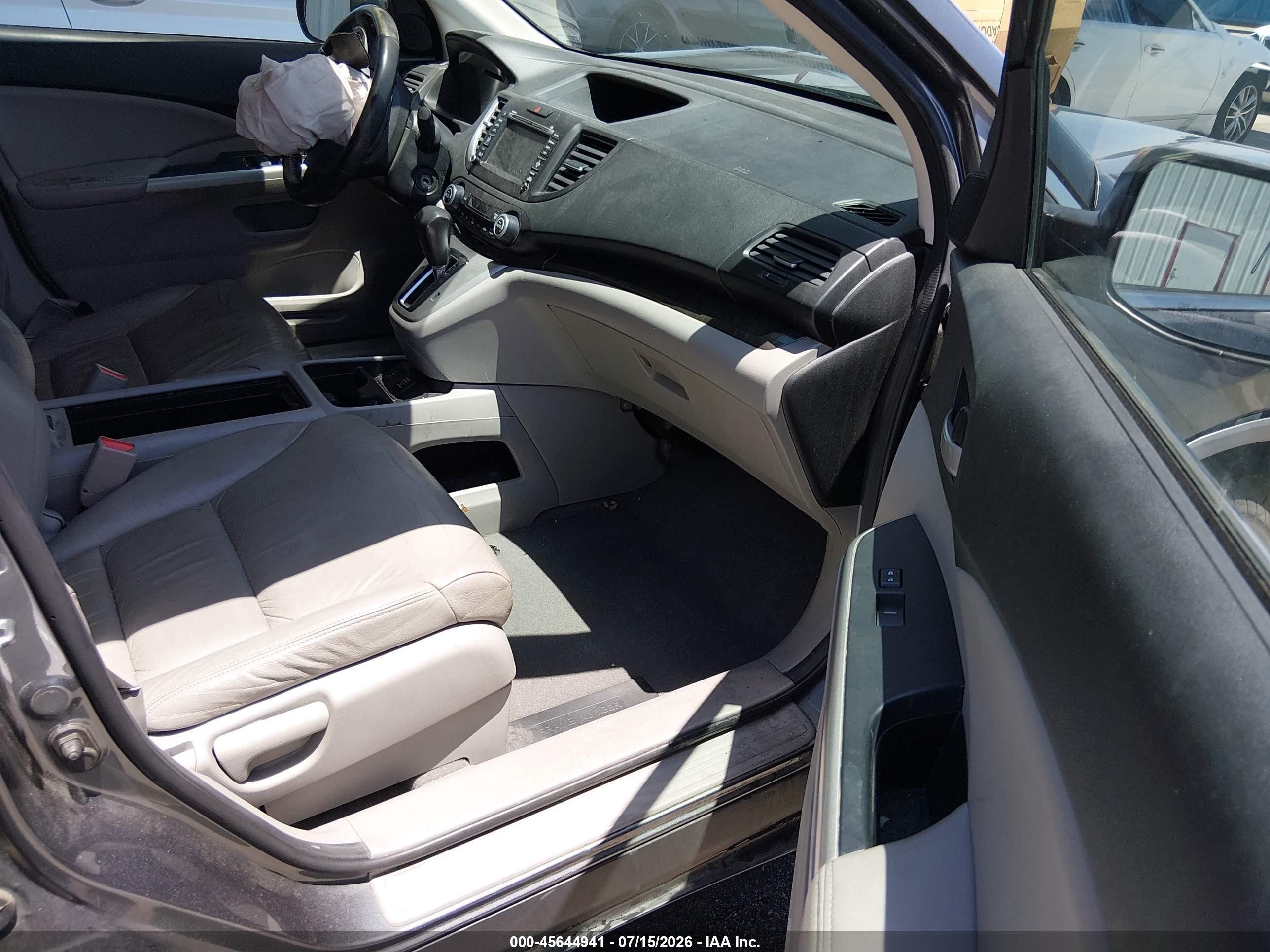 2013 Honda Cr-v Ex-l Blue vin: 2HKRM3H74DH505823