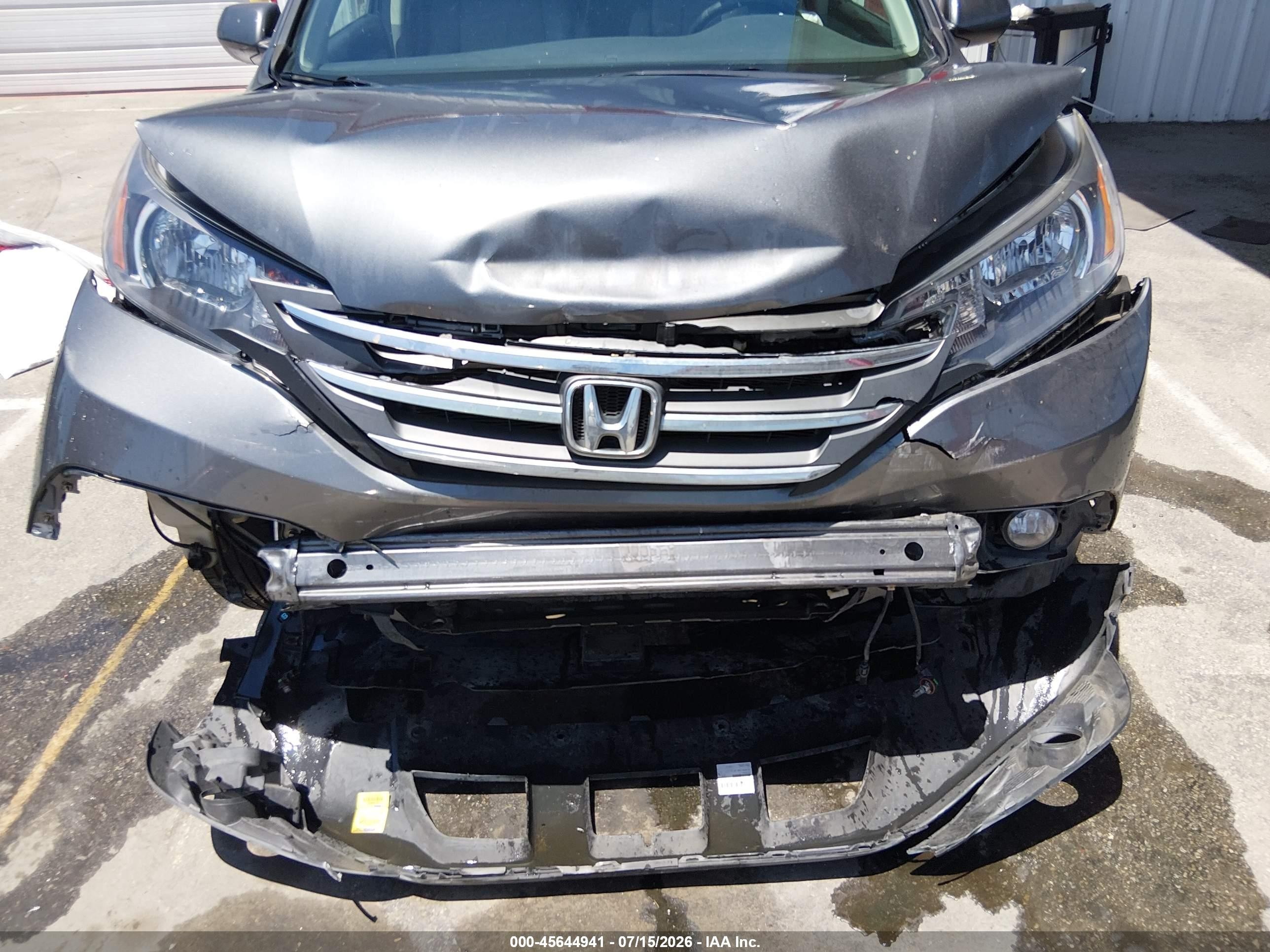 2013 Honda Cr-v Ex-l Blue vin: 2HKRM3H74DH505823