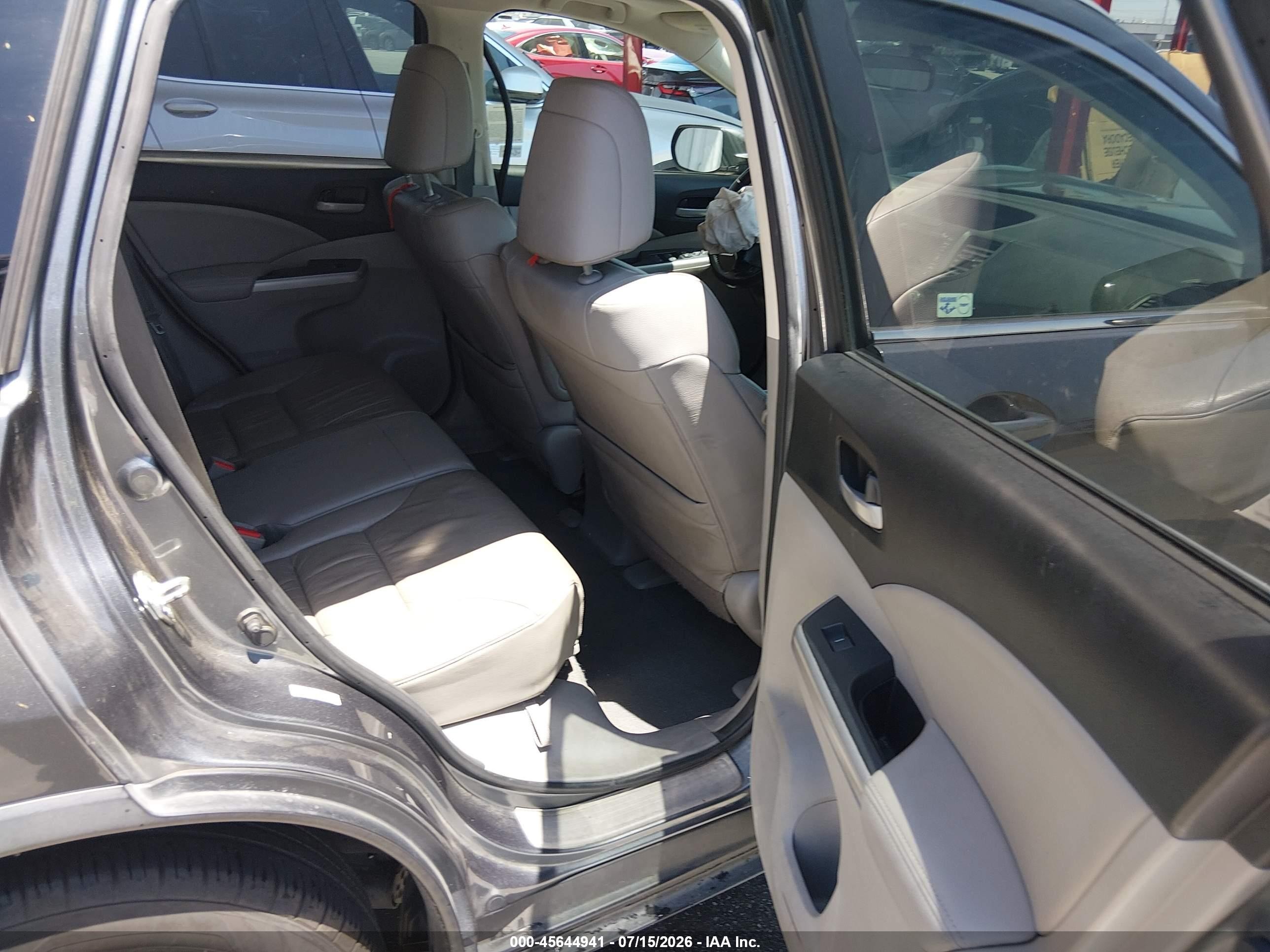 2013 Honda Cr-v Ex-l Blue vin: 2HKRM3H74DH505823