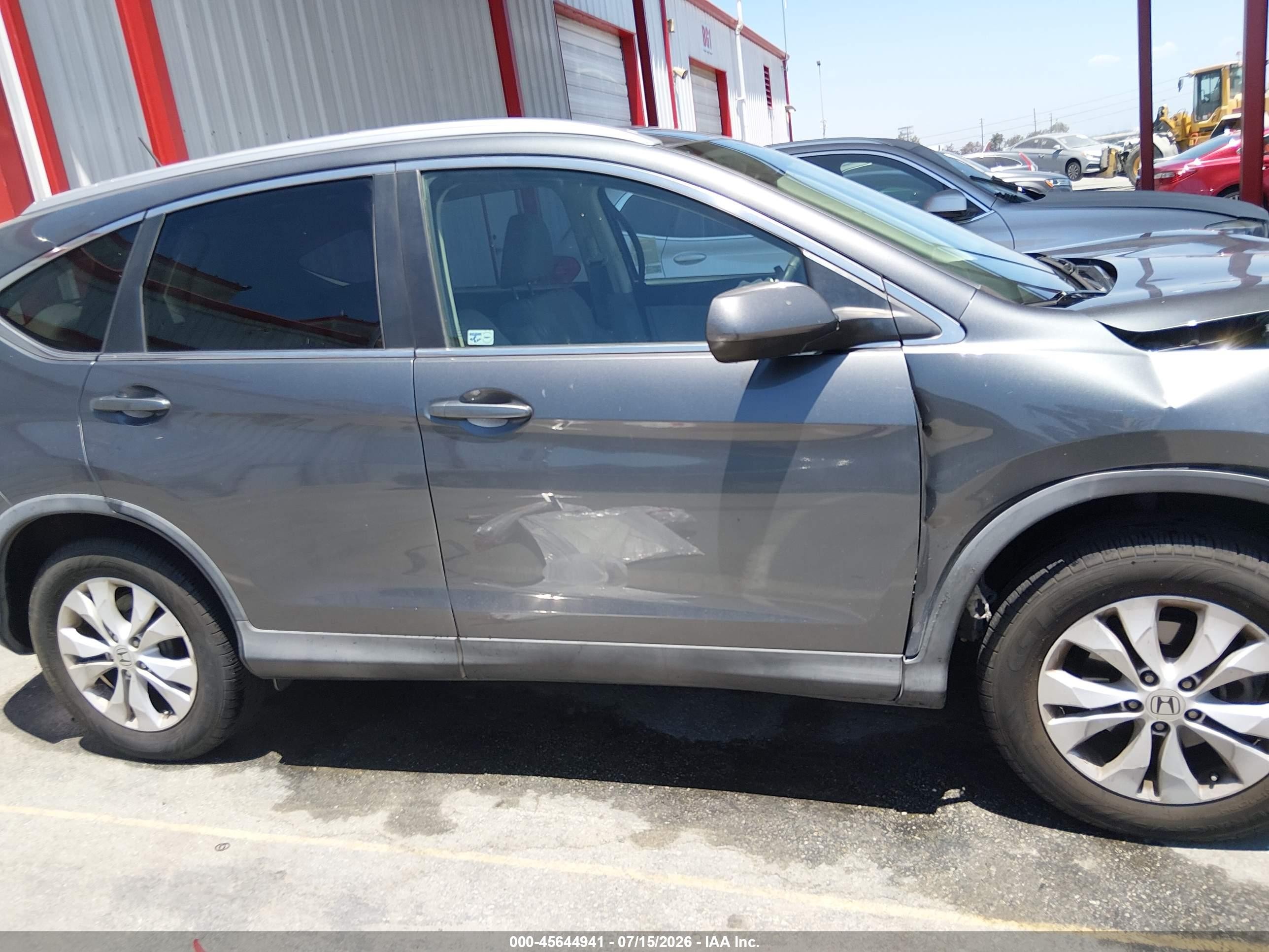 2013 Honda Cr-v Ex-l Blue vin: 2HKRM3H74DH505823