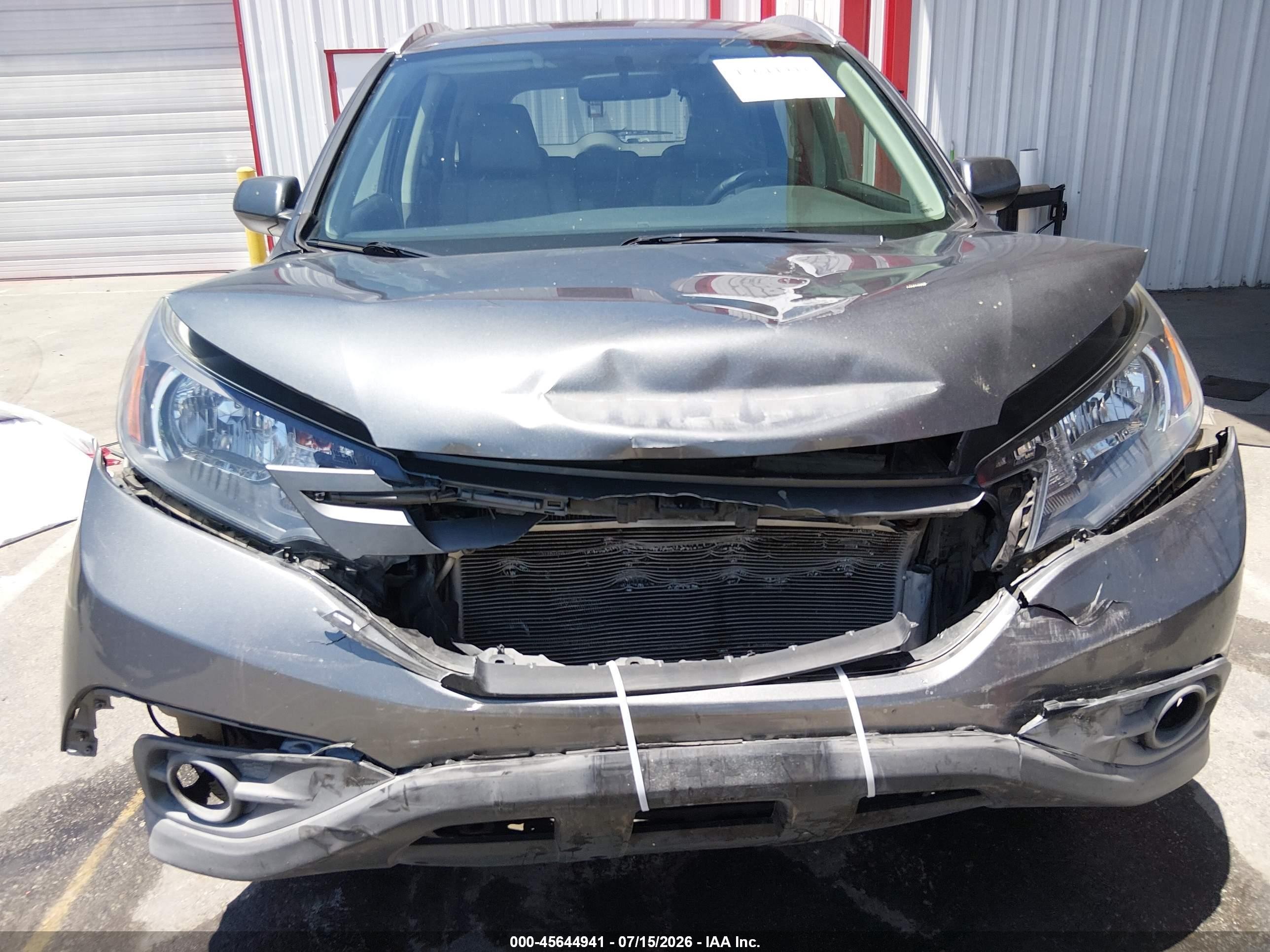 2013 Honda Cr-v Ex-l Blue vin: 2HKRM3H74DH505823