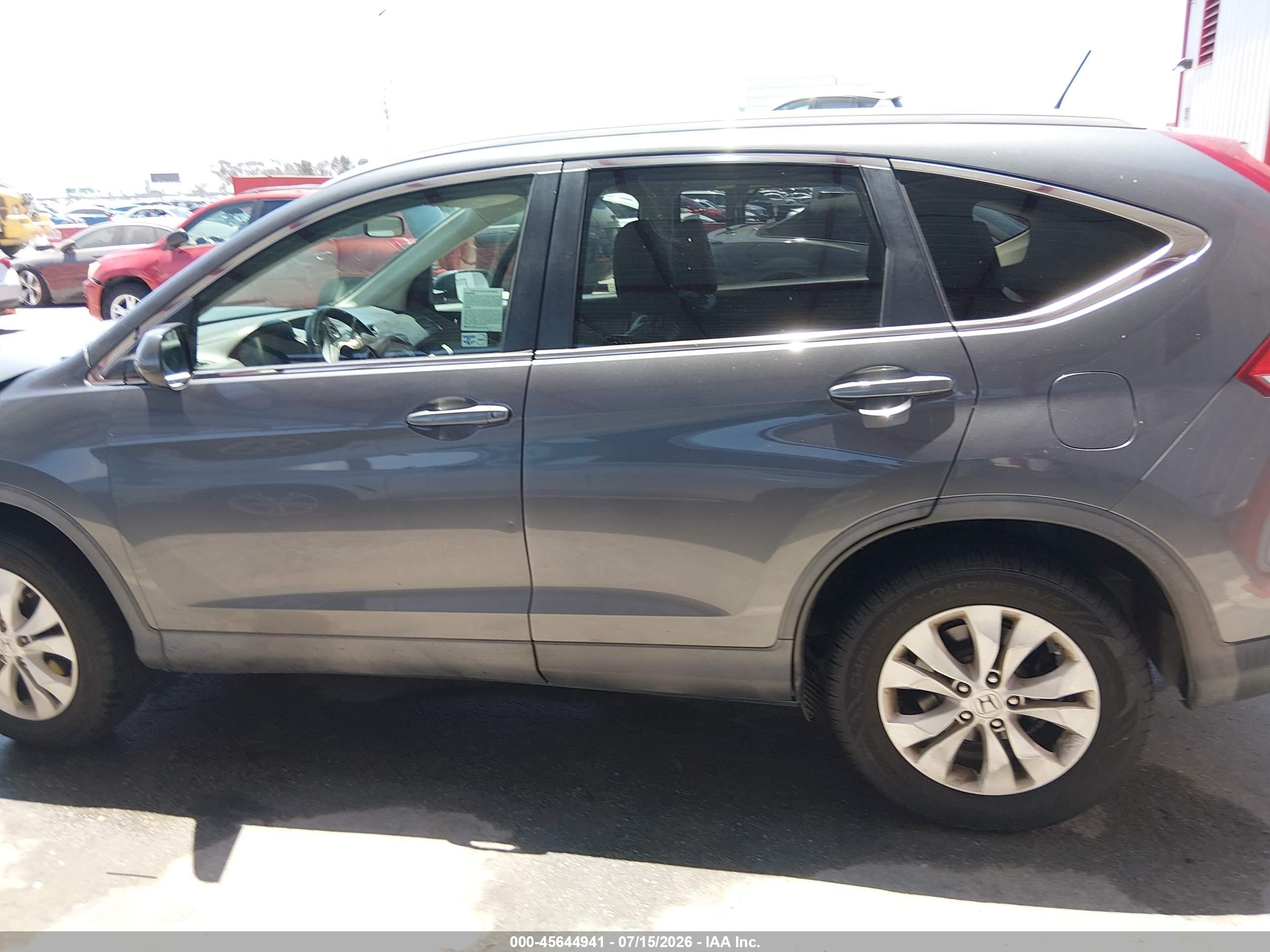 2013 Honda Cr-v Ex-l Blue vin: 2HKRM3H74DH505823