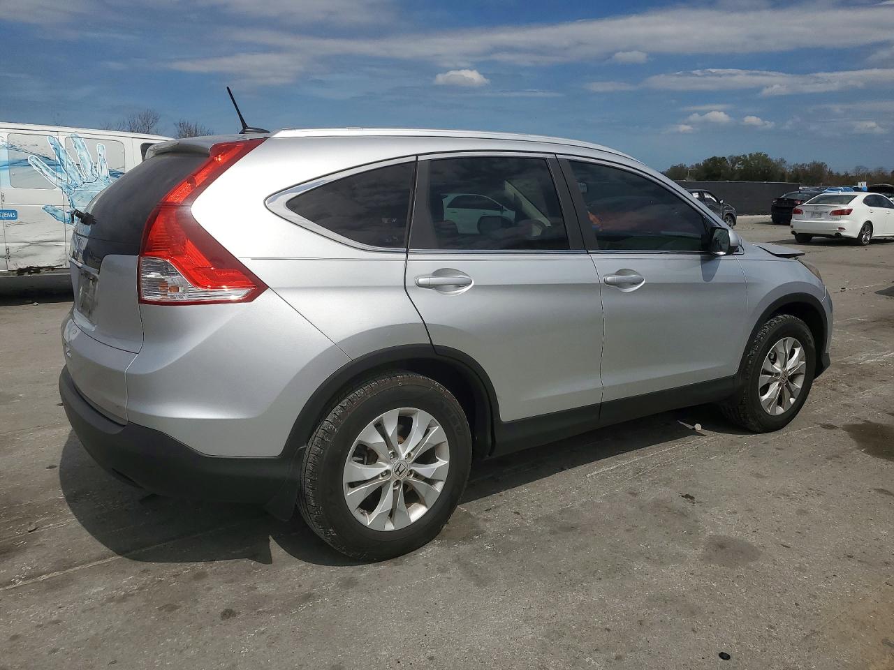 2013 Honda Cr-v Exl Silver vin: 2HKRM3H74DH508155