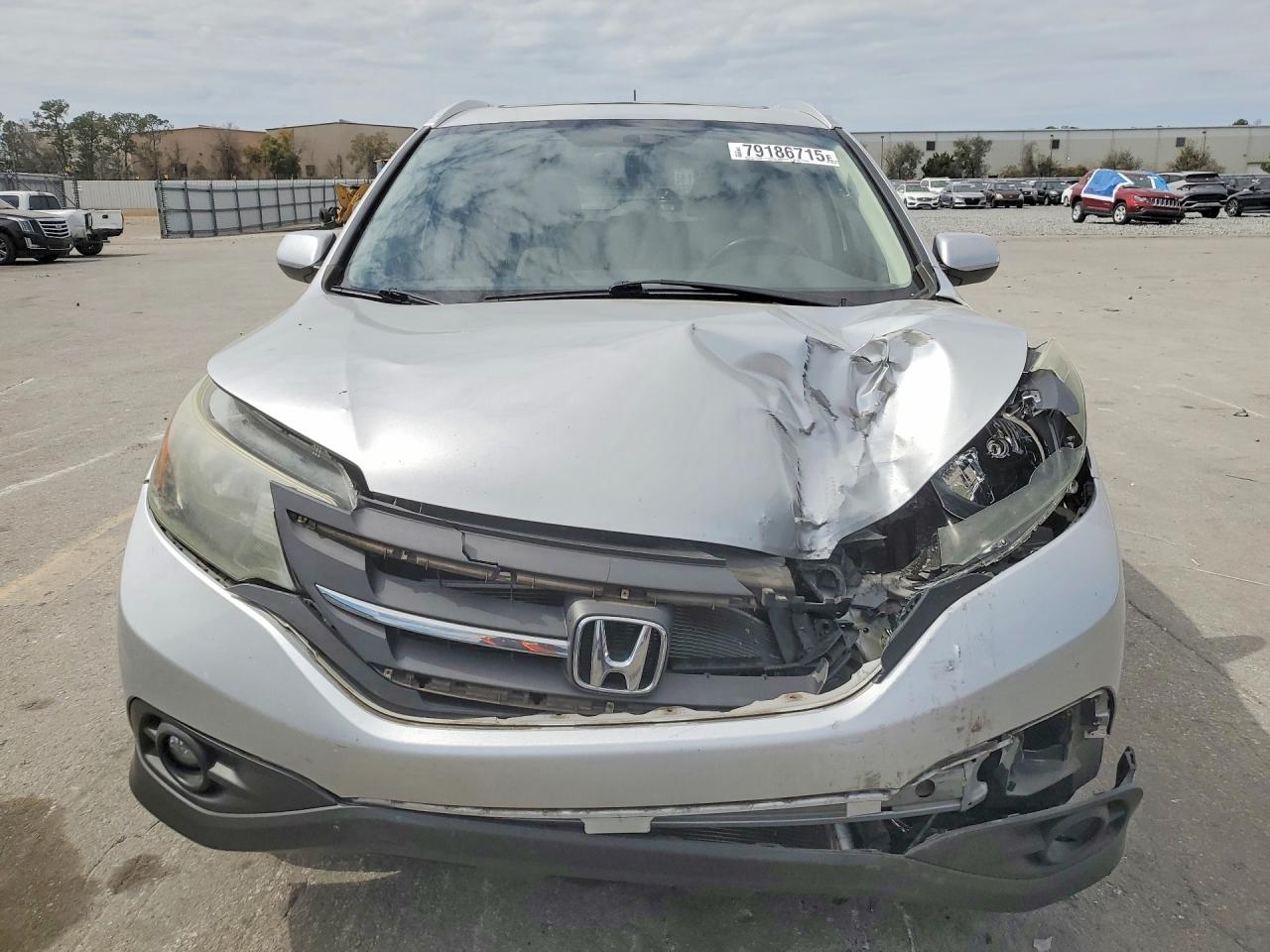 2013 Honda Cr-v Exl Silver vin: 2HKRM3H74DH508155