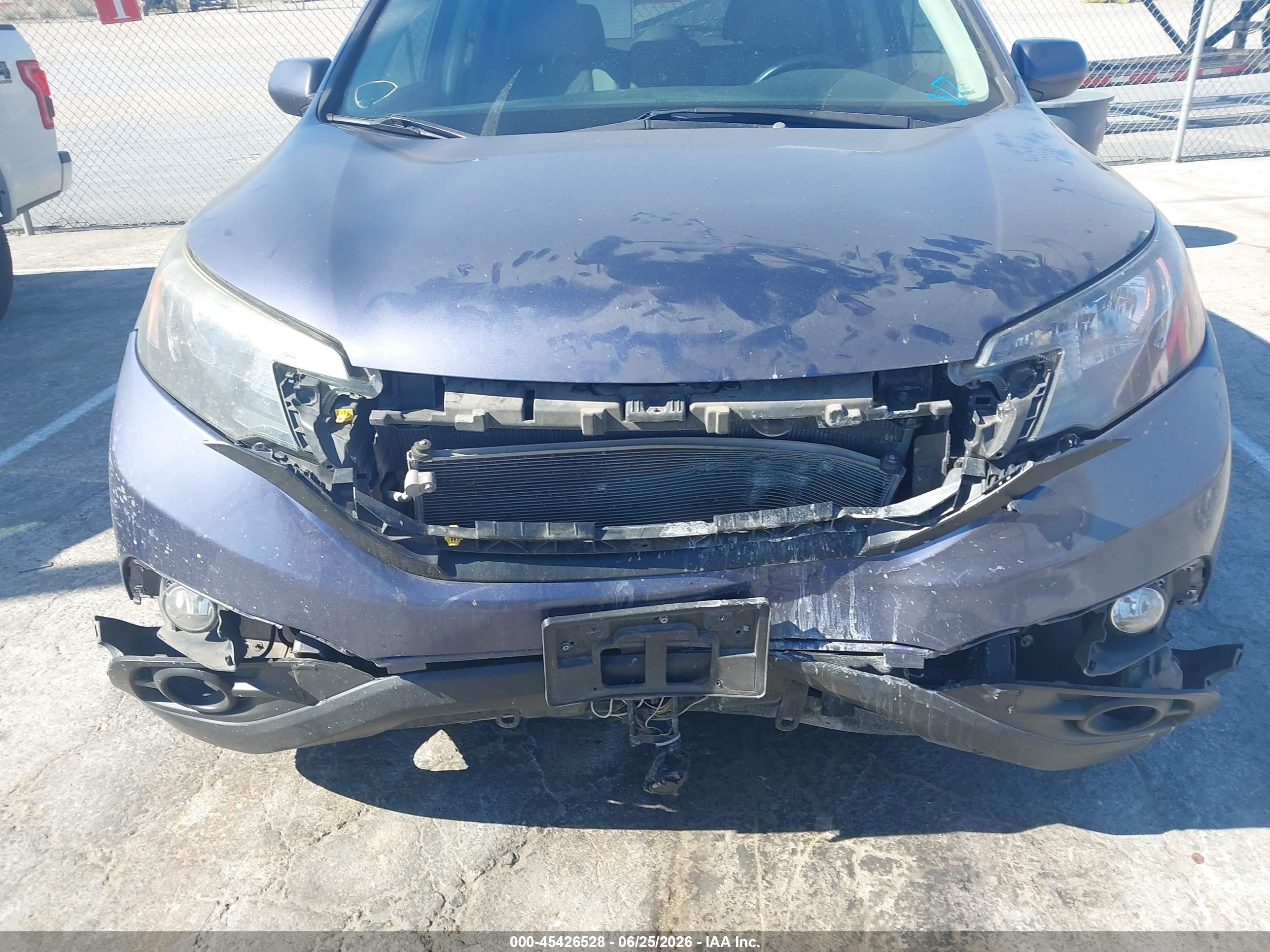 2013 Honda Cr-v Ex-l Blue vin: 2HKRM3H74DH523030