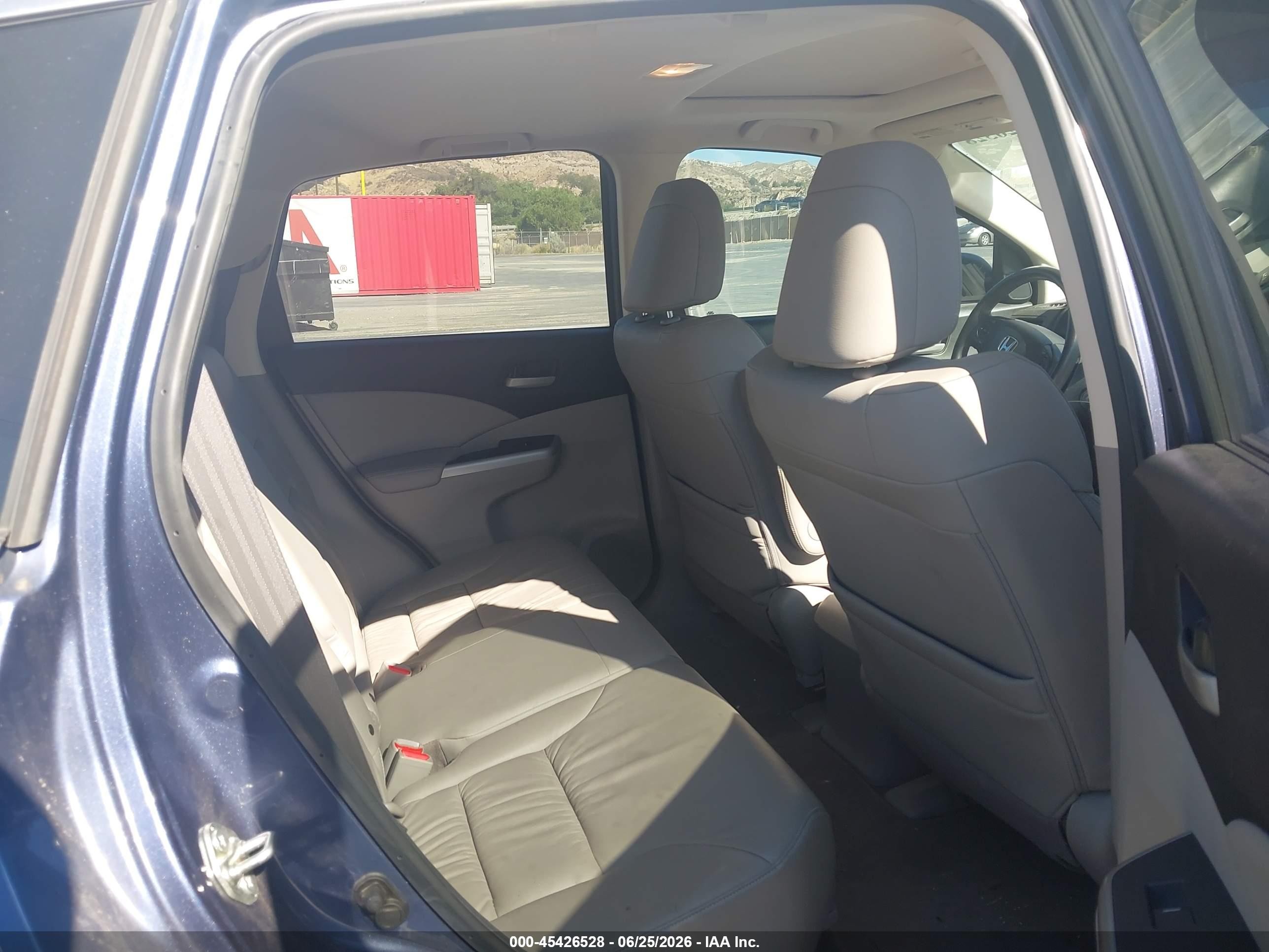 2013 Honda Cr-v Ex-l Blue vin: 2HKRM3H74DH523030