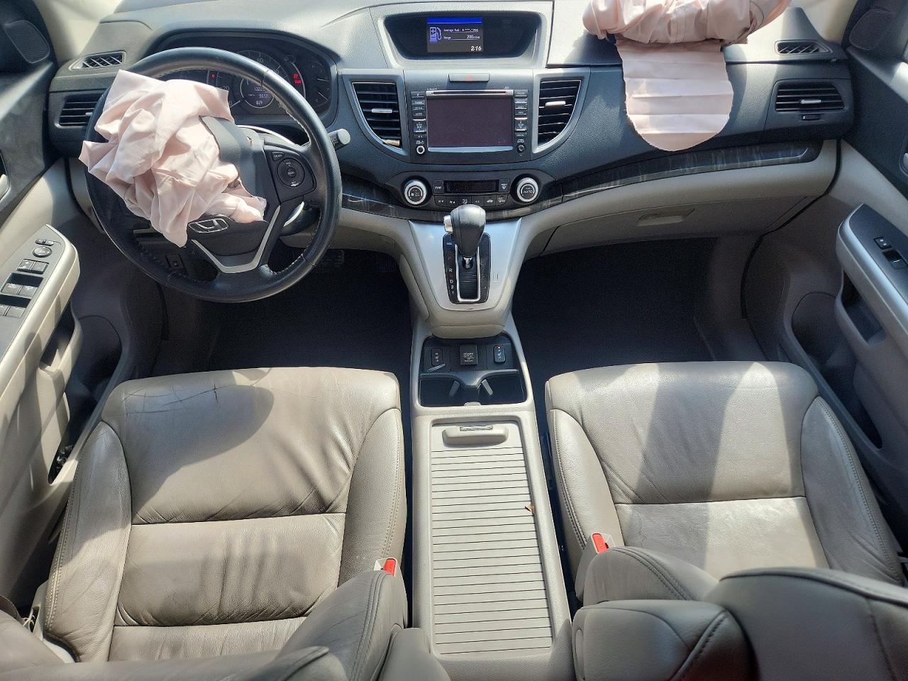 2014 Honda Cr-v Exl Серый vin: 2HKRM3H74EH510554