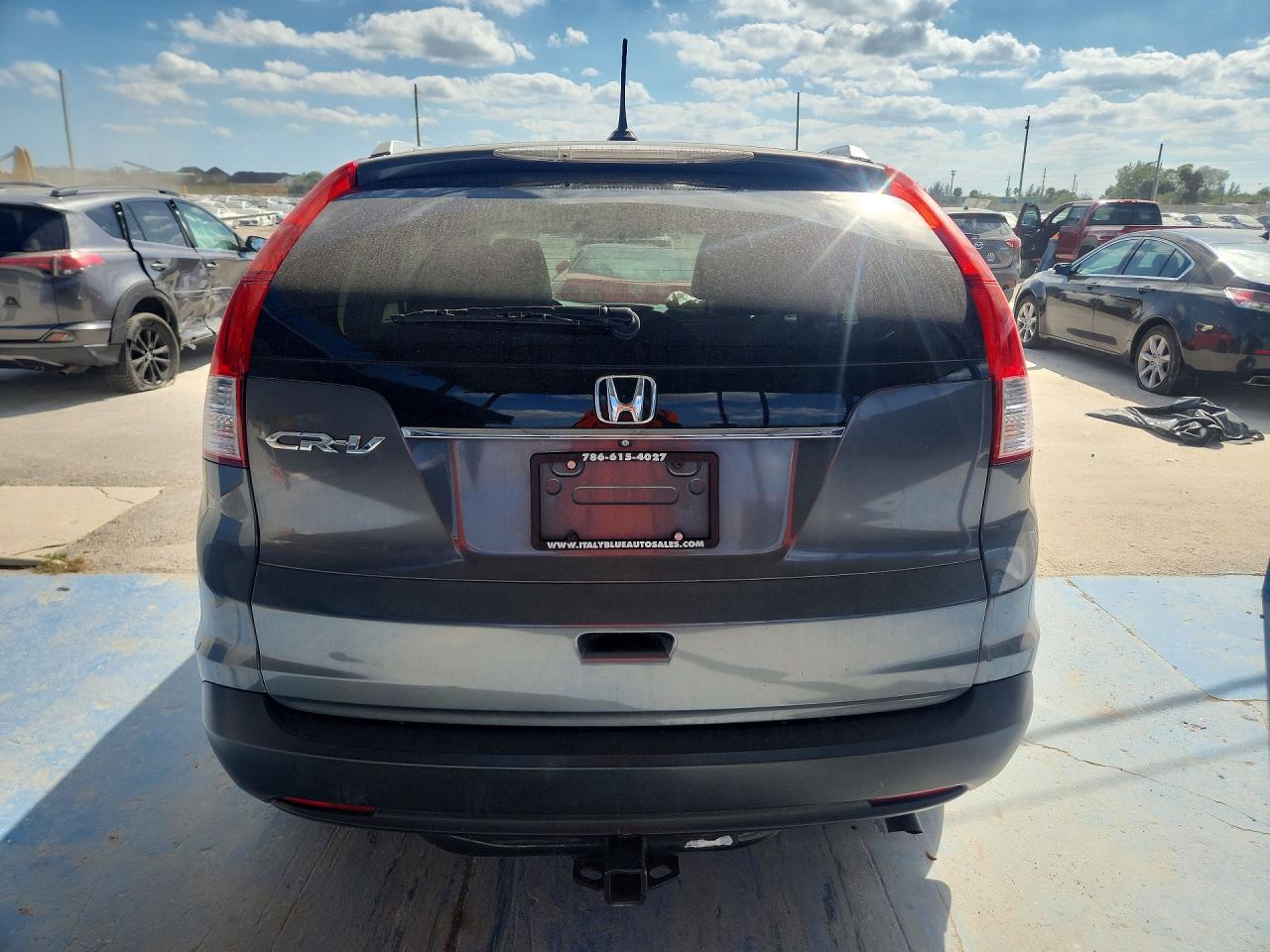 2014 Honda Cr-v Exl Серый vin: 2HKRM3H74EH510554