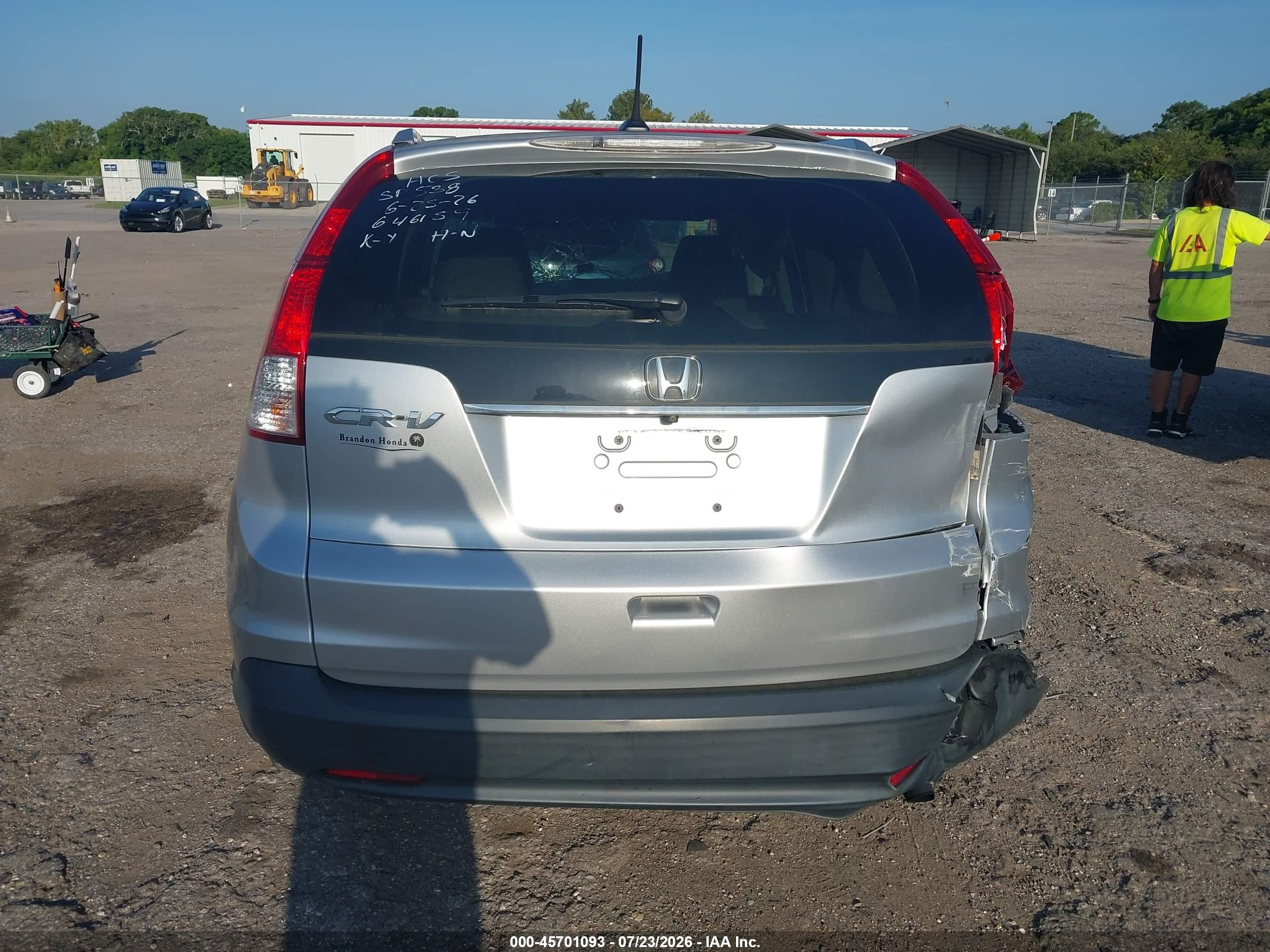 2014 Honda Cr-v Ex-l Silver vin: 2HKRM3H74EH528942