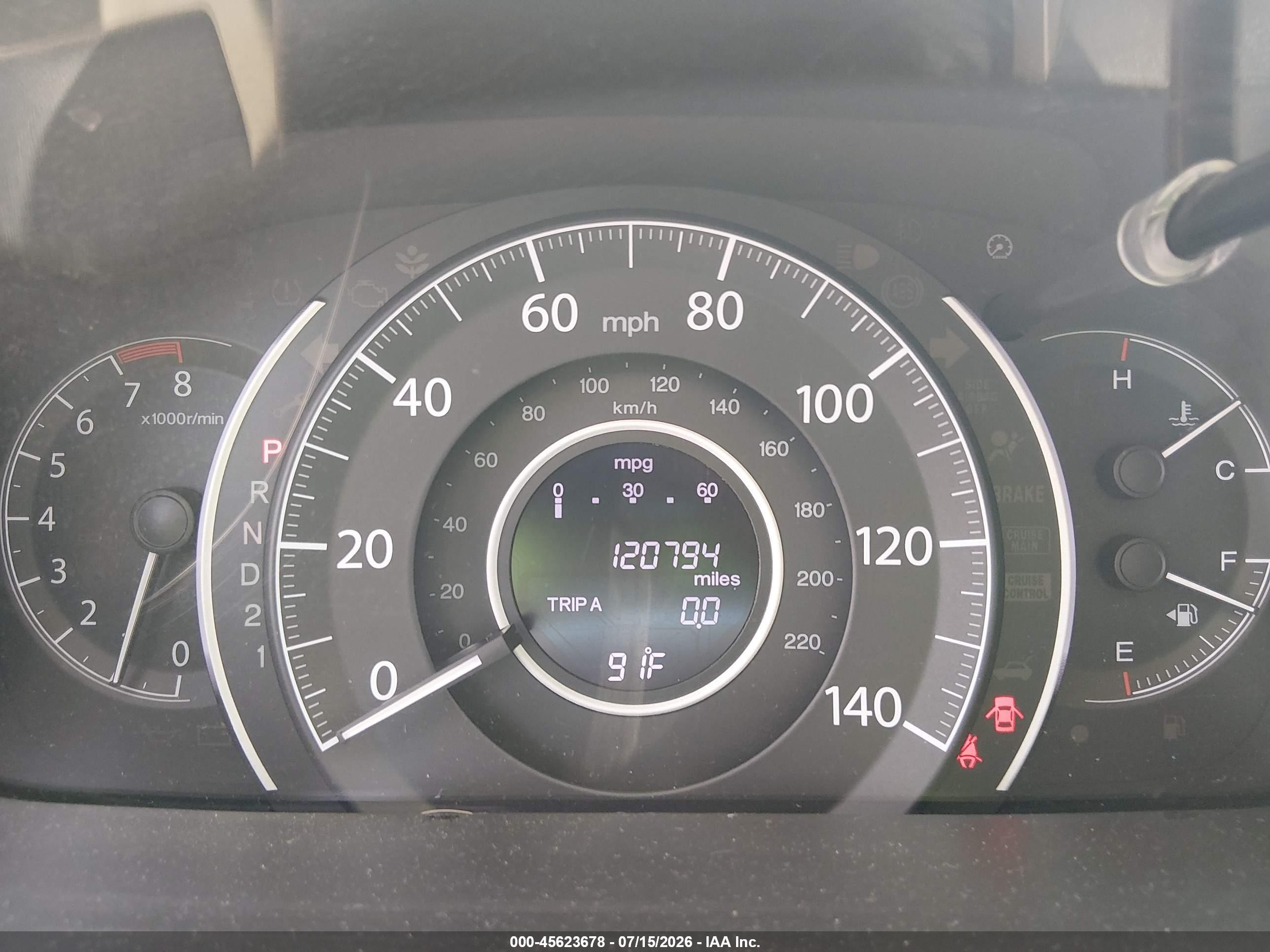 2014 Honda Cr-v Ex-l Серый vin: 2HKRM3H74EH529329