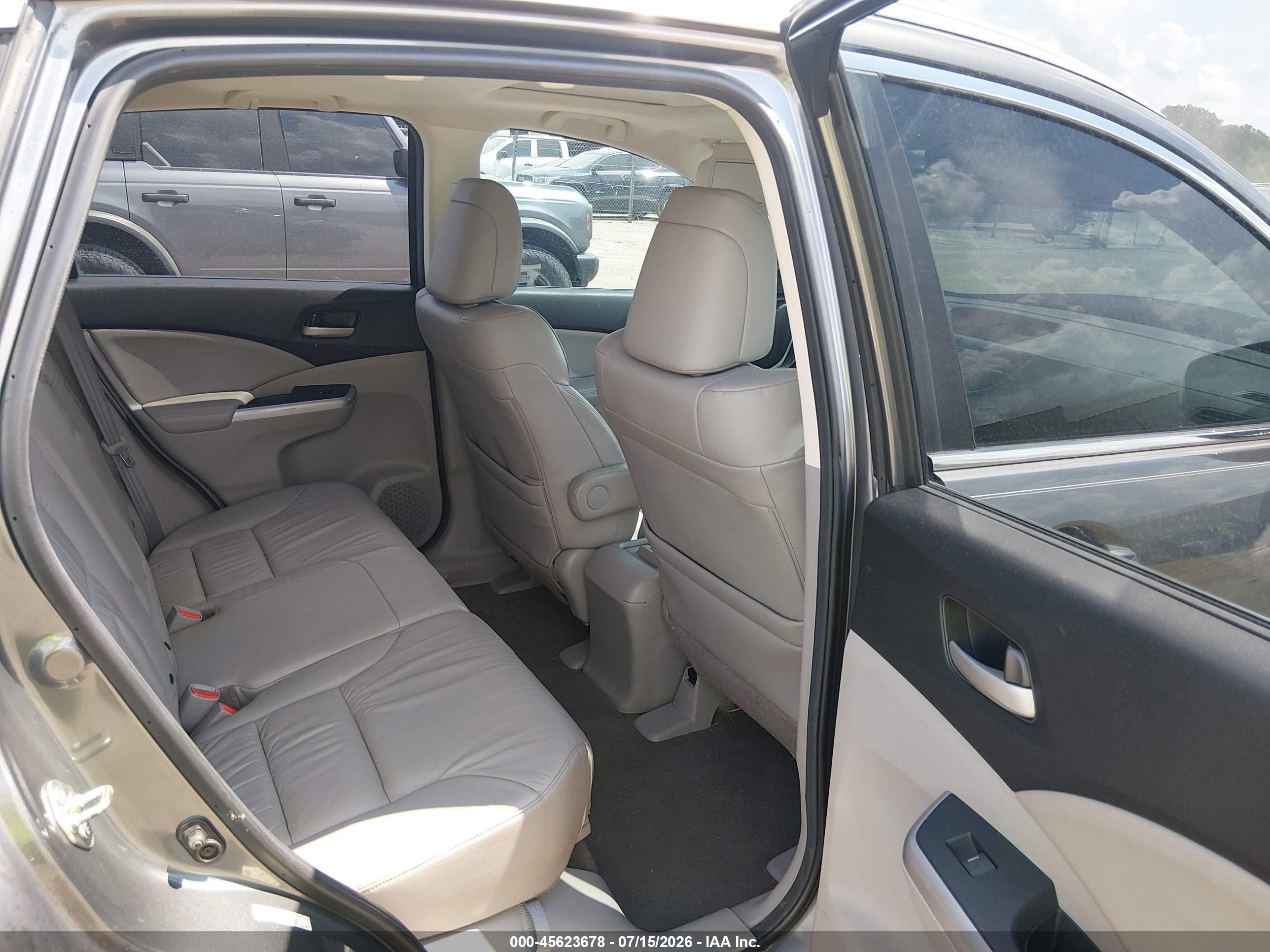 2014 Honda Cr-v Ex-l Серый vin: 2HKRM3H74EH529329