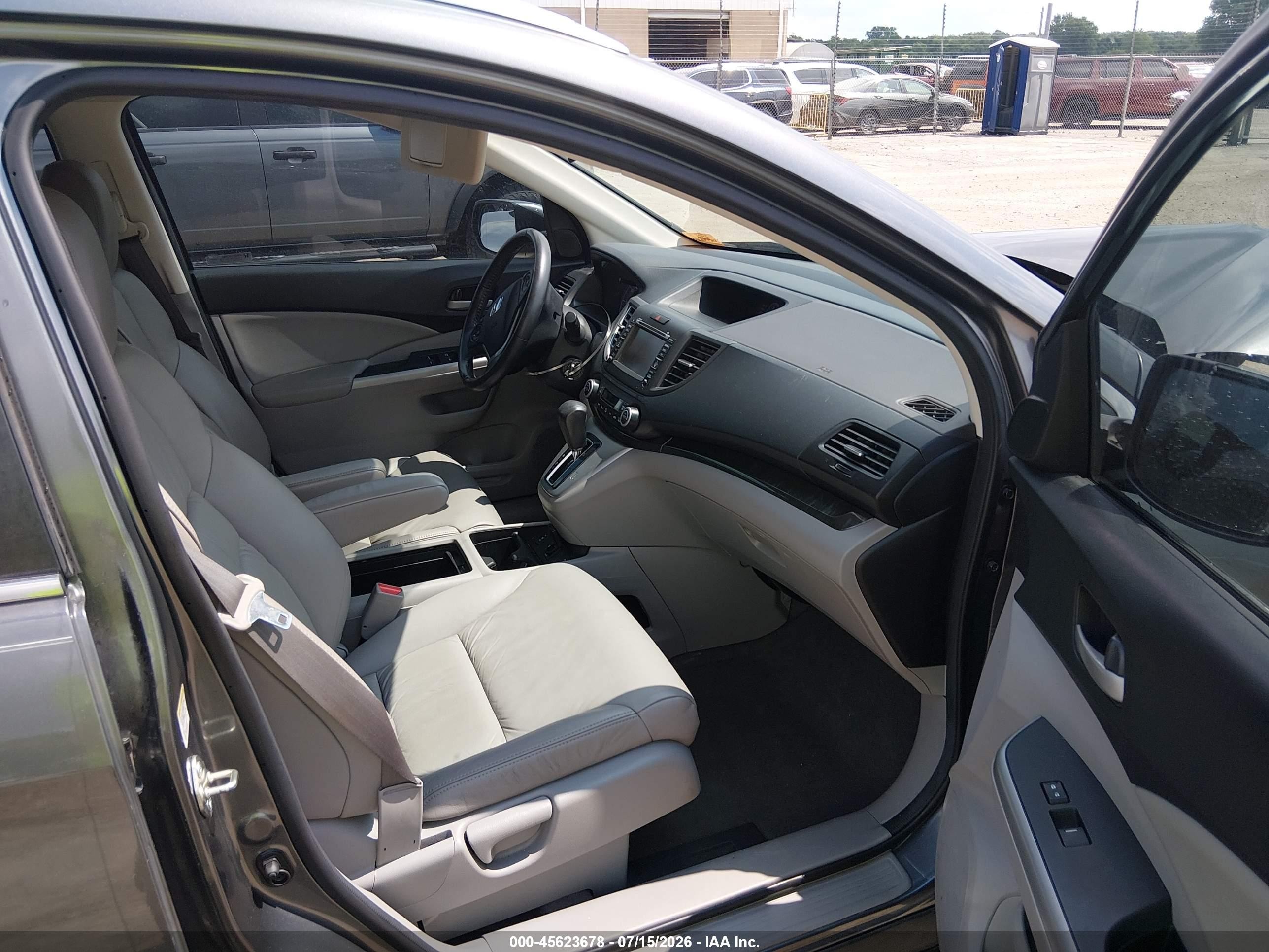 2014 Honda Cr-v Ex-l Серый vin: 2HKRM3H74EH529329