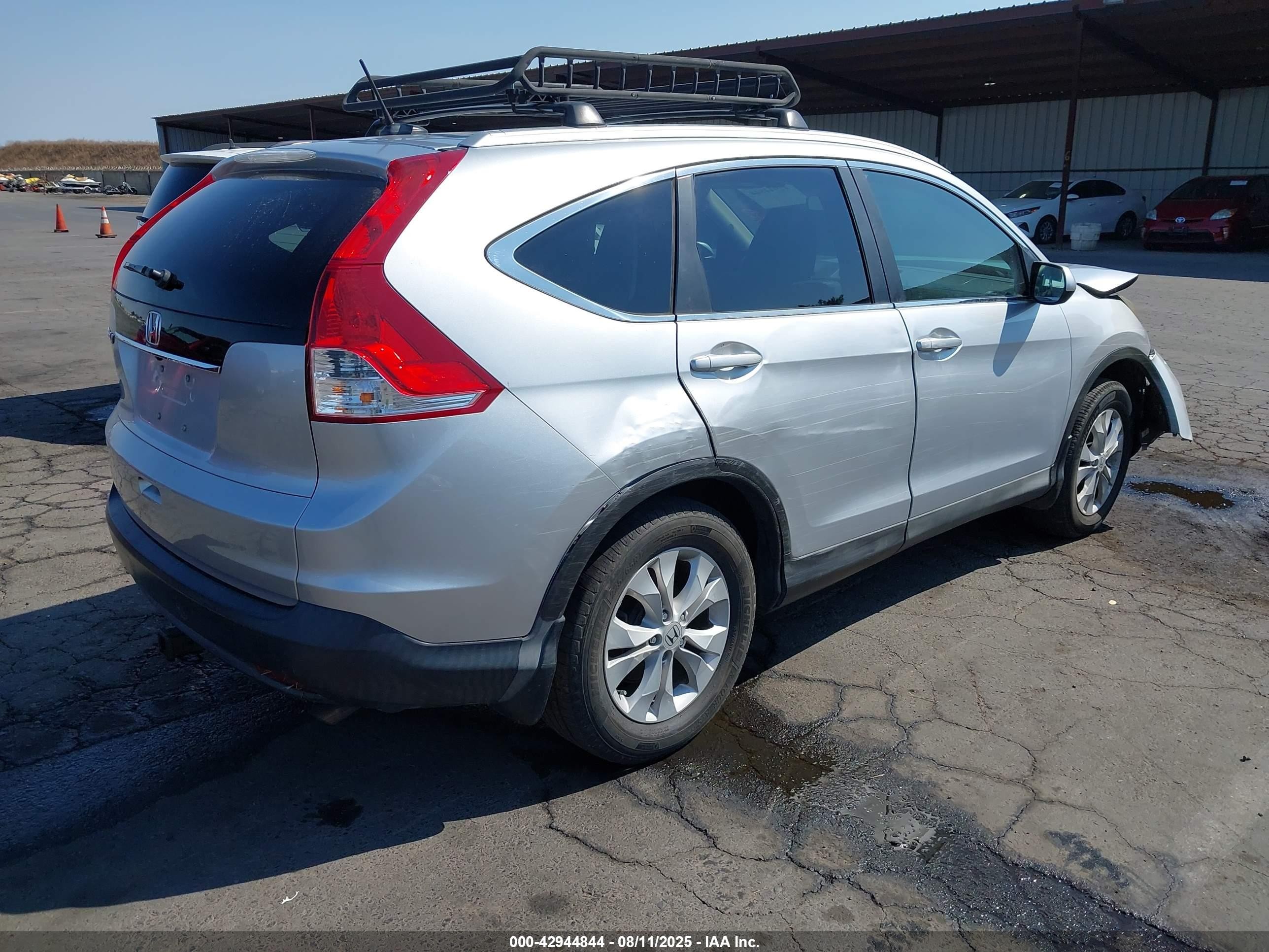 2014 Honda Cr-v Ex-l Серебряный vin: 2HKRM3H74EH531940