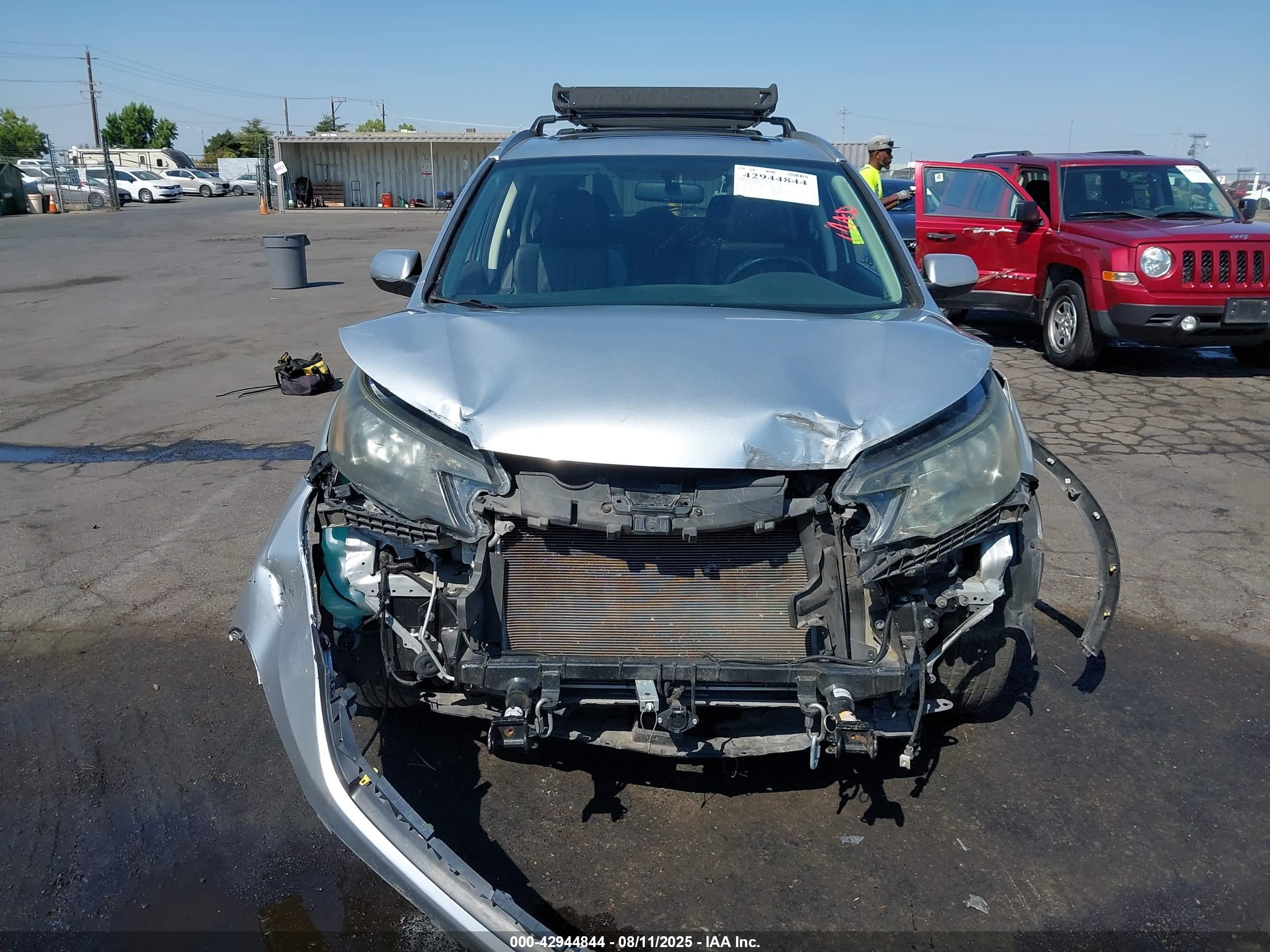 2014 Honda Cr-v Ex-l Серебряный vin: 2HKRM3H74EH531940