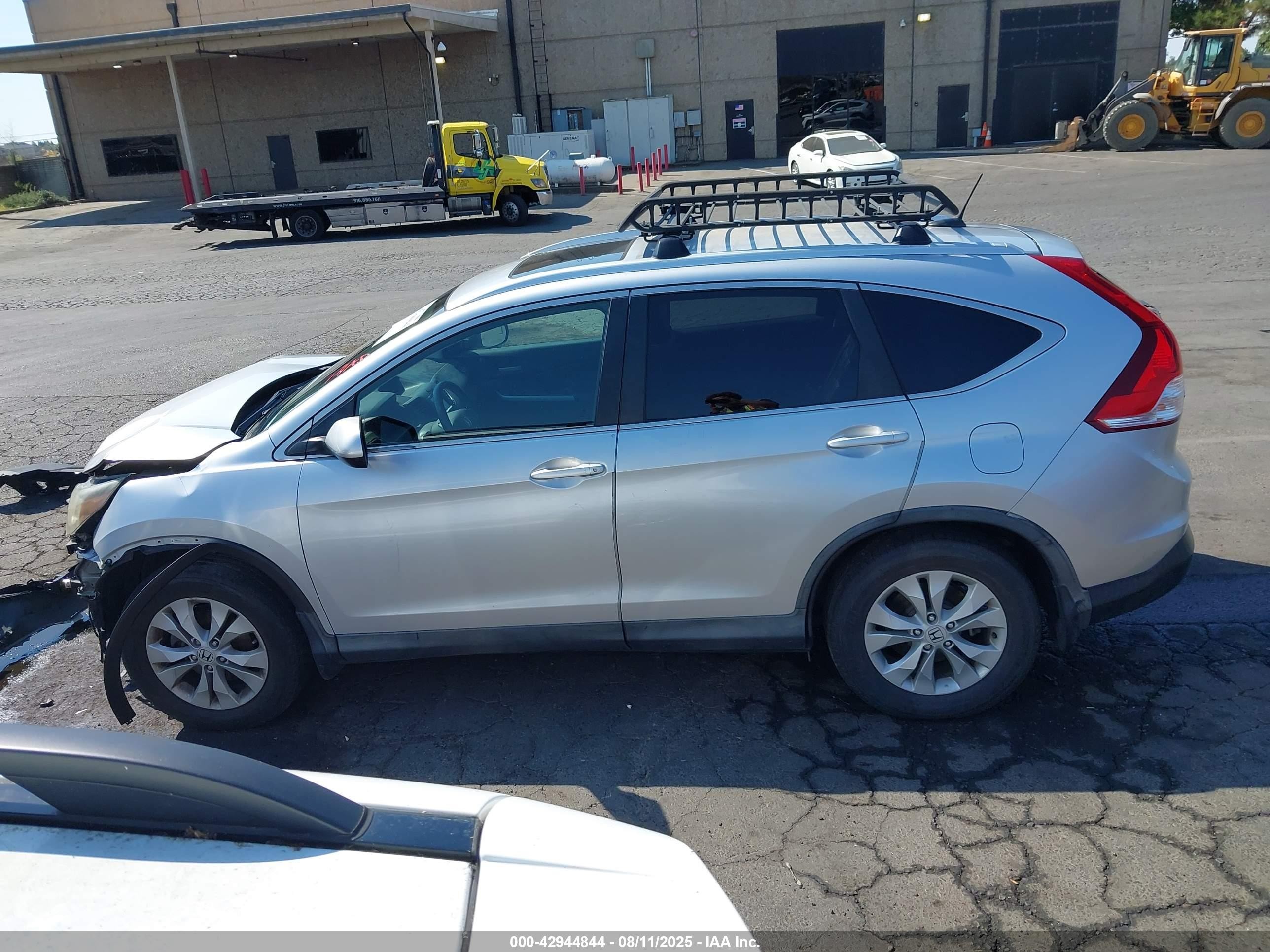 2014 Honda Cr-v Ex-l Серебряный vin: 2HKRM3H74EH531940