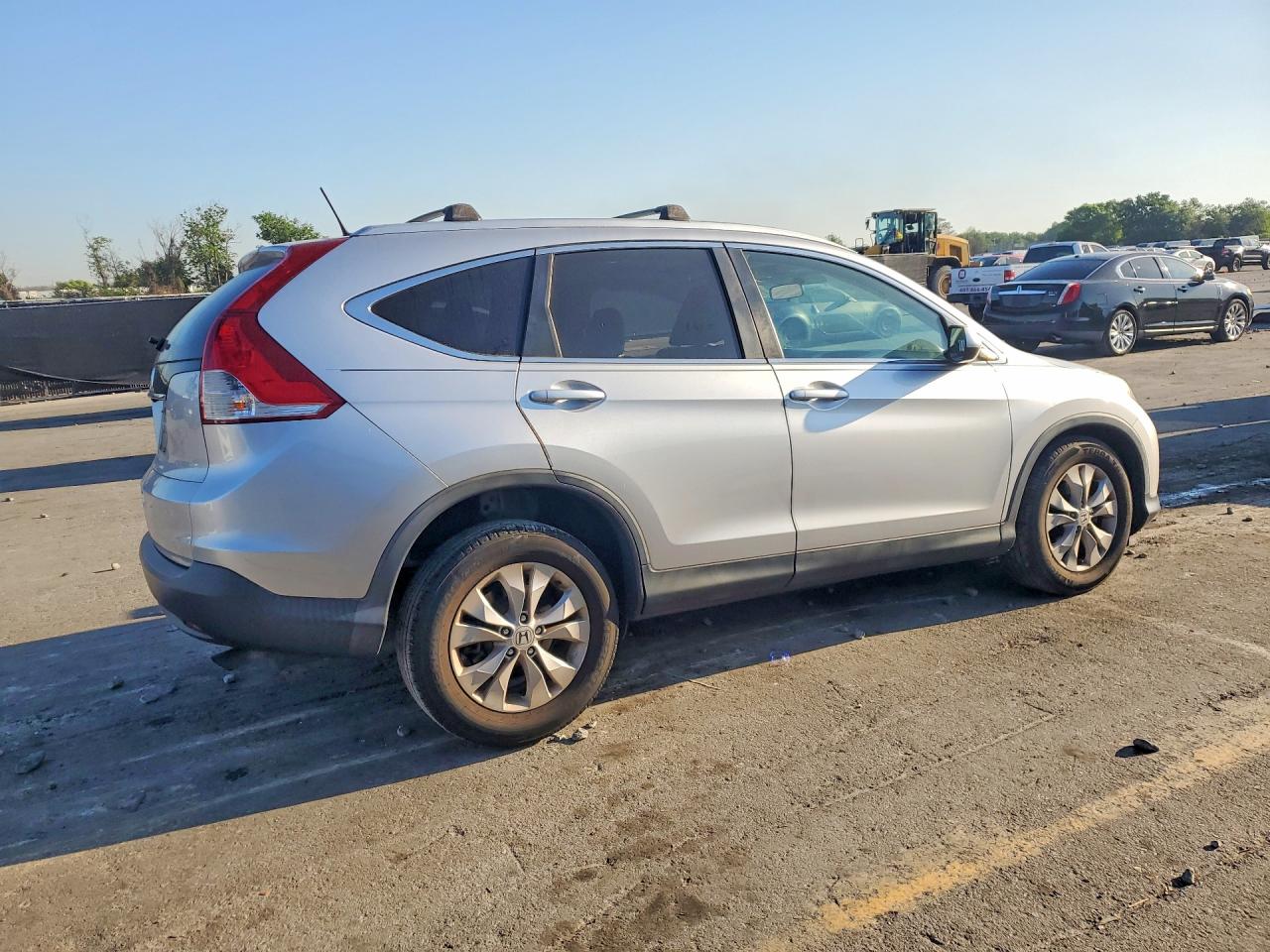 2014 Honda Cr-v Exl Silver vin: 2HKRM3H74EH534577