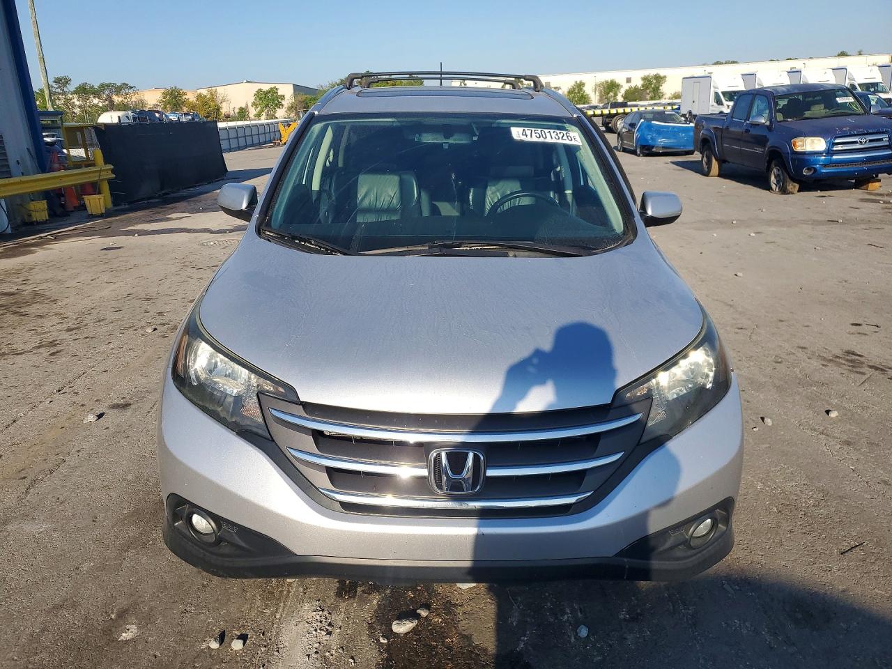 2014 Honda Cr-v Exl Silver vin: 2HKRM3H74EH534577