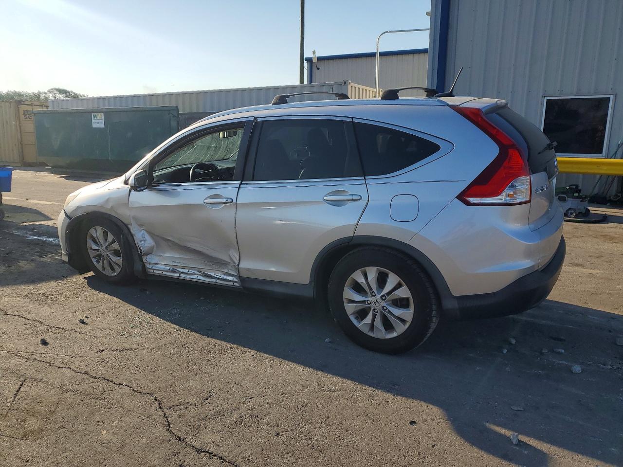2014 Honda Cr-v Exl Silver vin: 2HKRM3H74EH534577