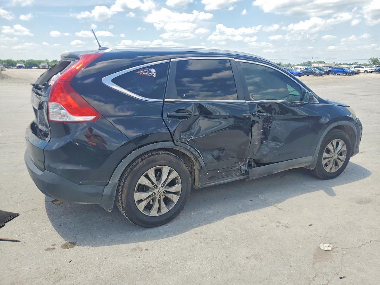 2014 Honda Cr-v Exl Black vin: 2HKRM3H74EH552691