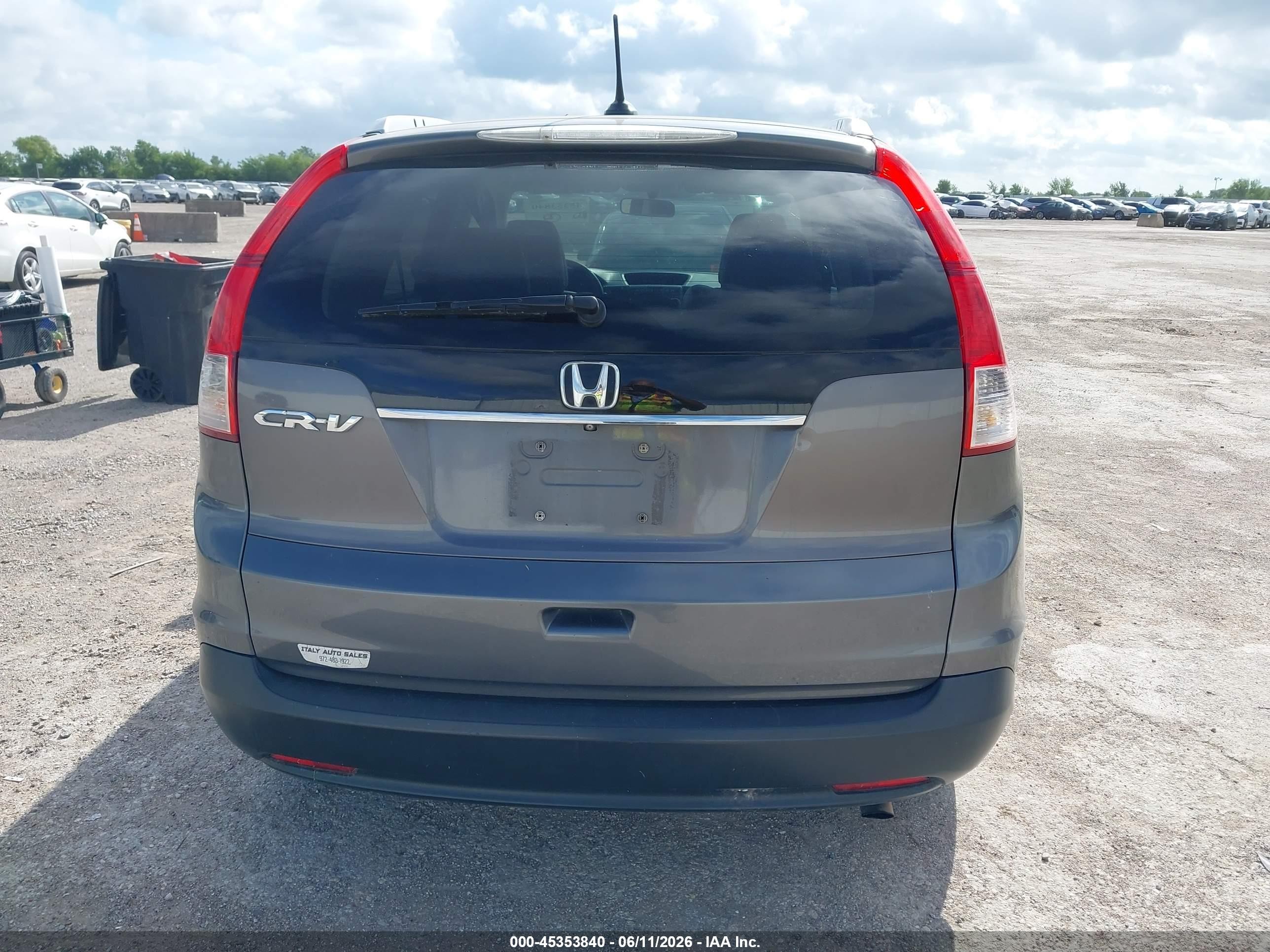 2014 Honda Cr-v Ex-l Серый vin: 2HKRM3H74EH554263