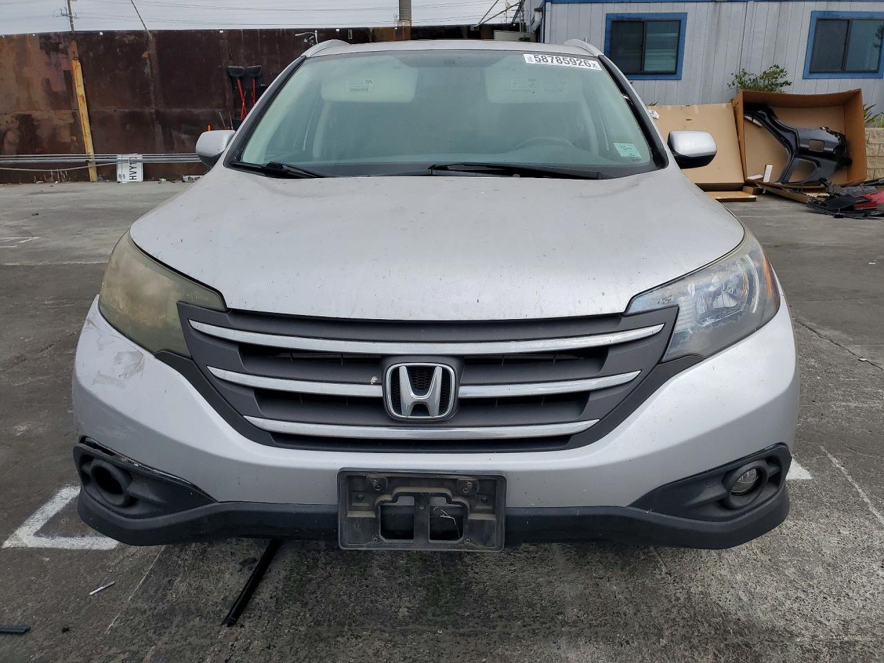 2014 Honda Cr-v Exl Серый vin: 2HKRM3H74EH559365