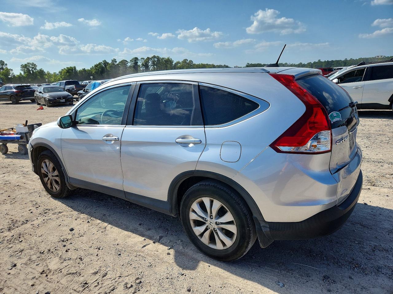 2014 Honda Cr-v Exl Silver vin: 2HKRM3H74EH562489