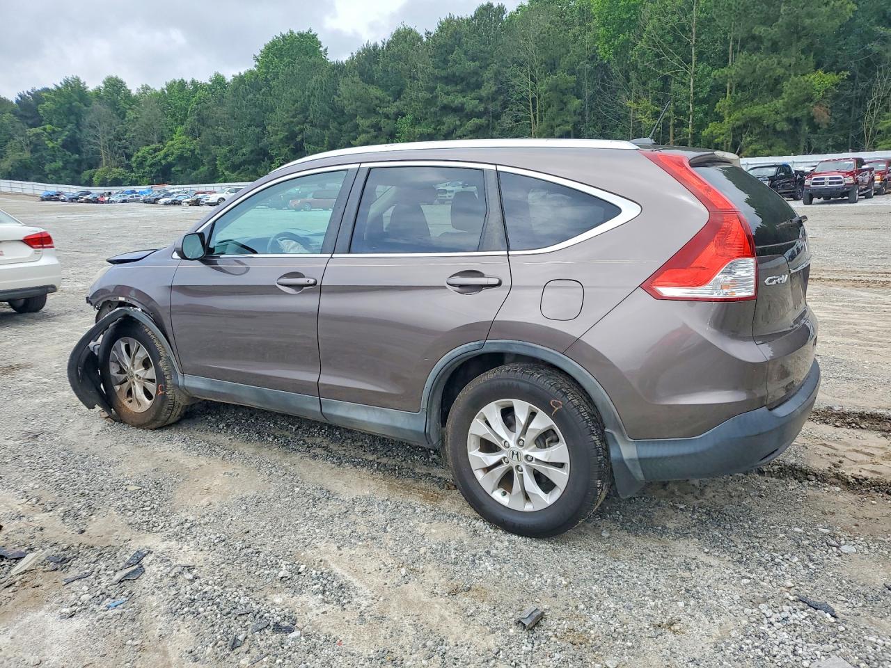 2014 Honda Cr-v Exl Серый vin: 2HKRM3H74EH562881