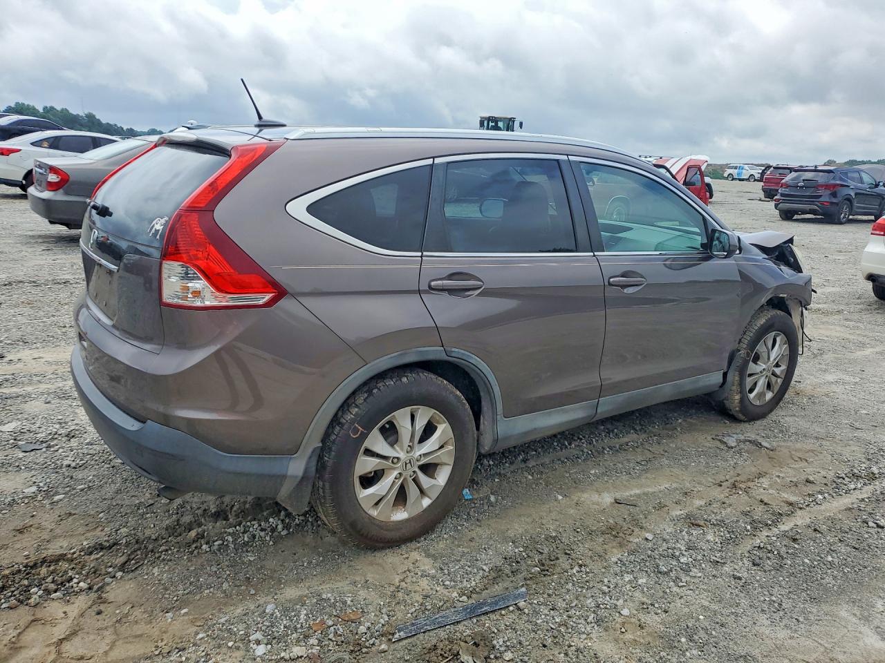 2014 Honda Cr-v Exl Серый vin: 2HKRM3H74EH562881