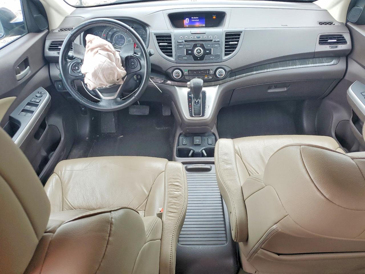 2014 Honda Cr-v Exl Серый vin: 2HKRM3H74EH562881