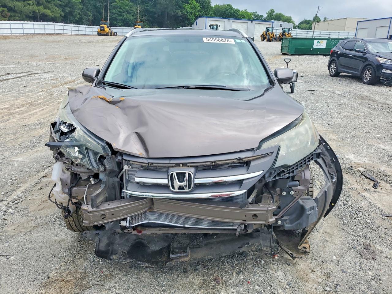 2014 Honda Cr-v Exl Серый vin: 2HKRM3H74EH562881