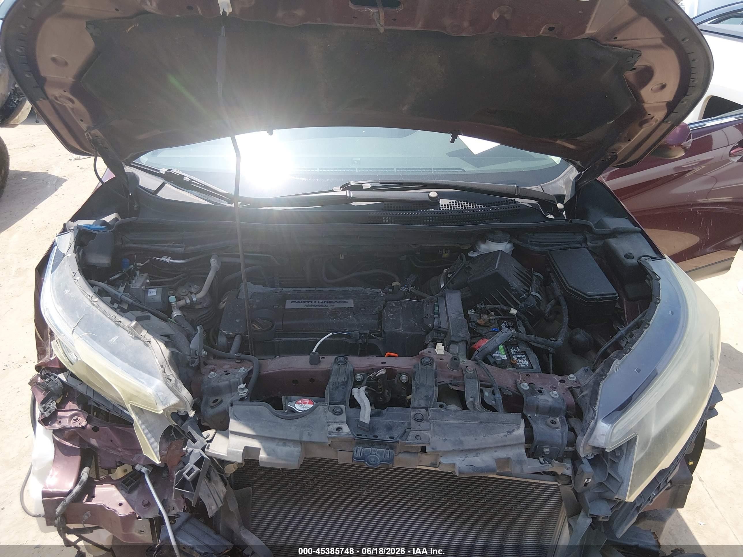 2015 Honda Cr-v Ex-l Бордовый vin: 2HKRM3H74FH515237