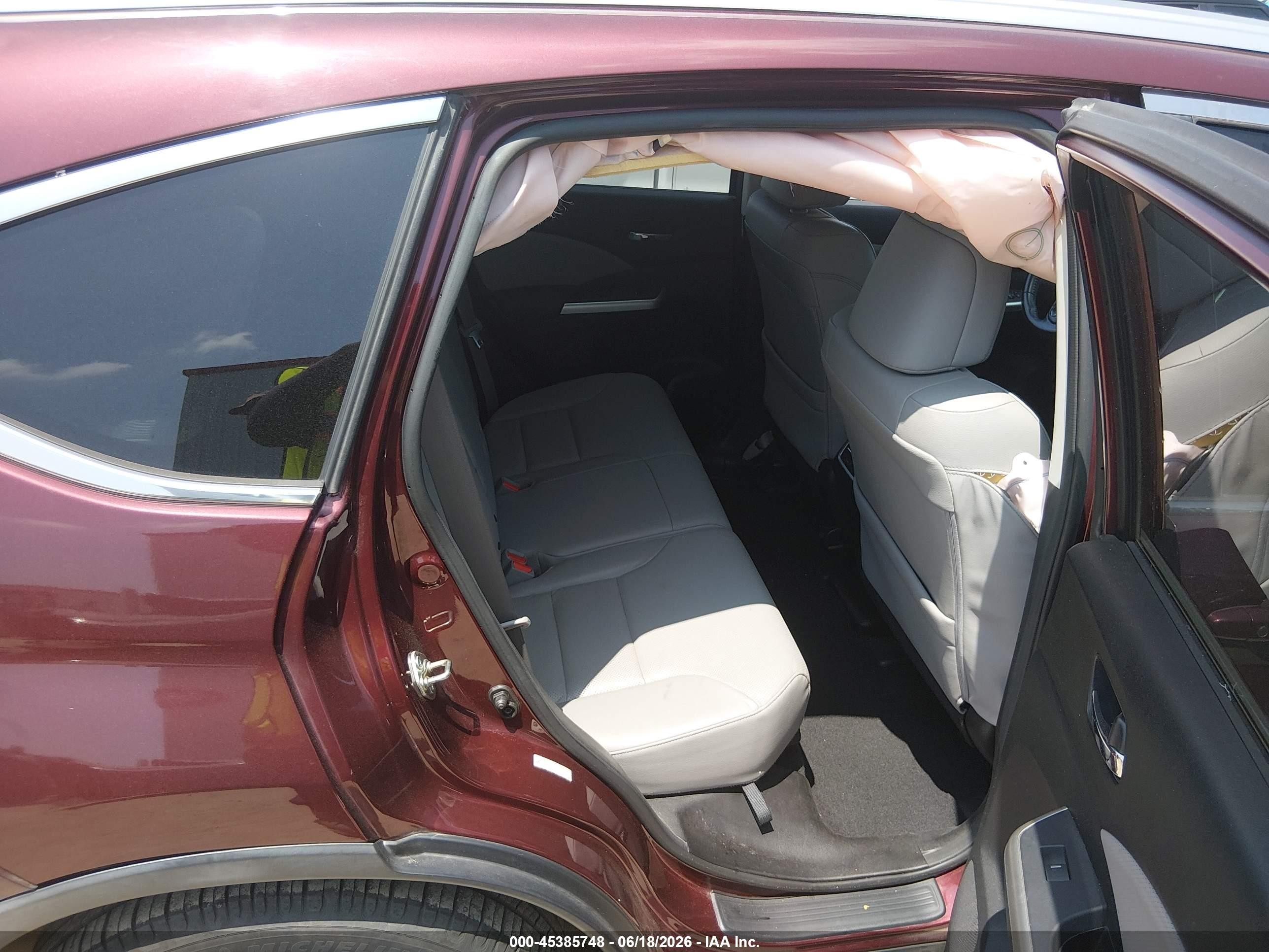 2015 Honda Cr-v Ex-l Бордовый vin: 2HKRM3H74FH515237
