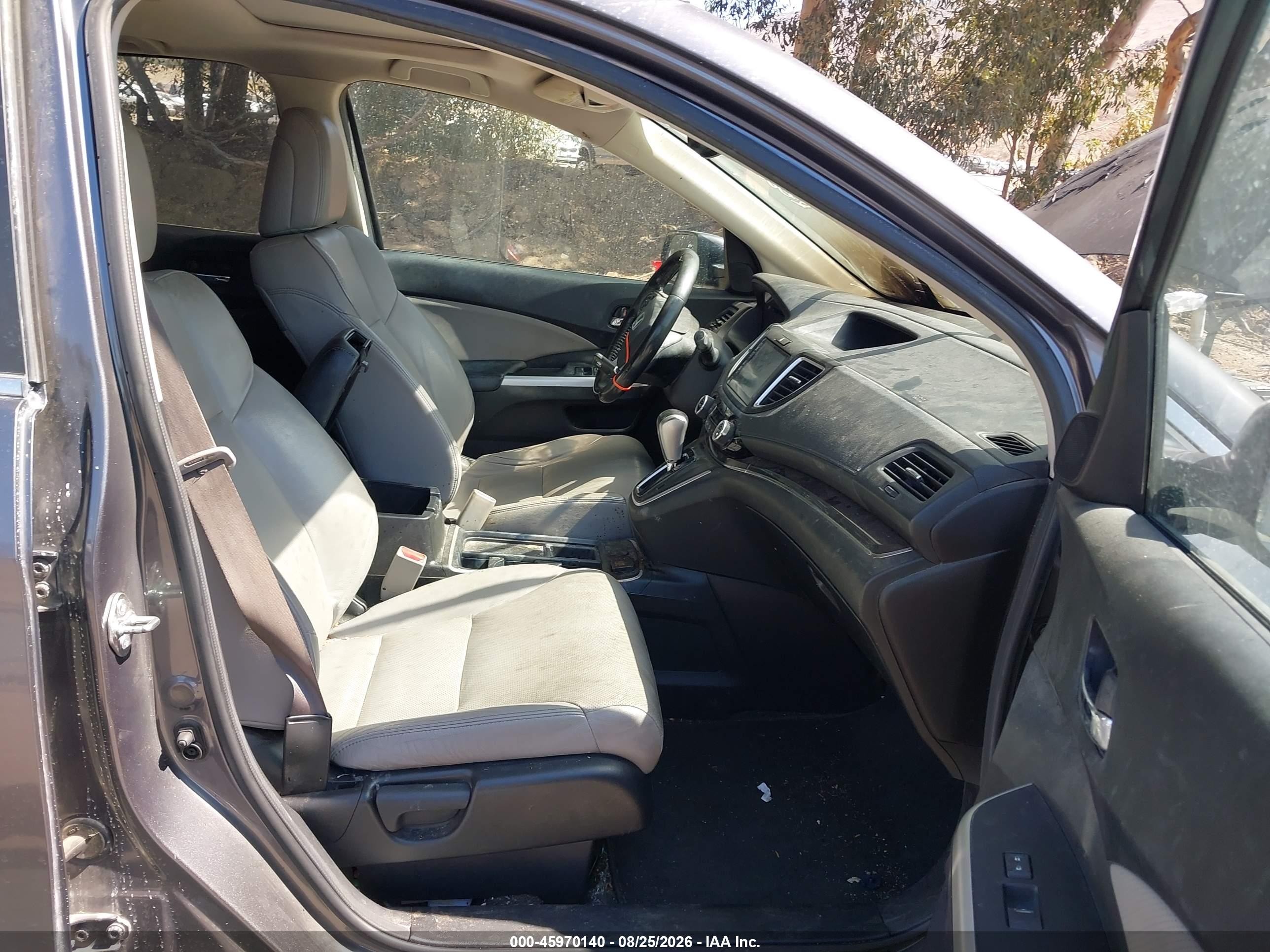 2015 Honda Cr-v Ex-l Серый vin: 2HKRM3H74FH517585
