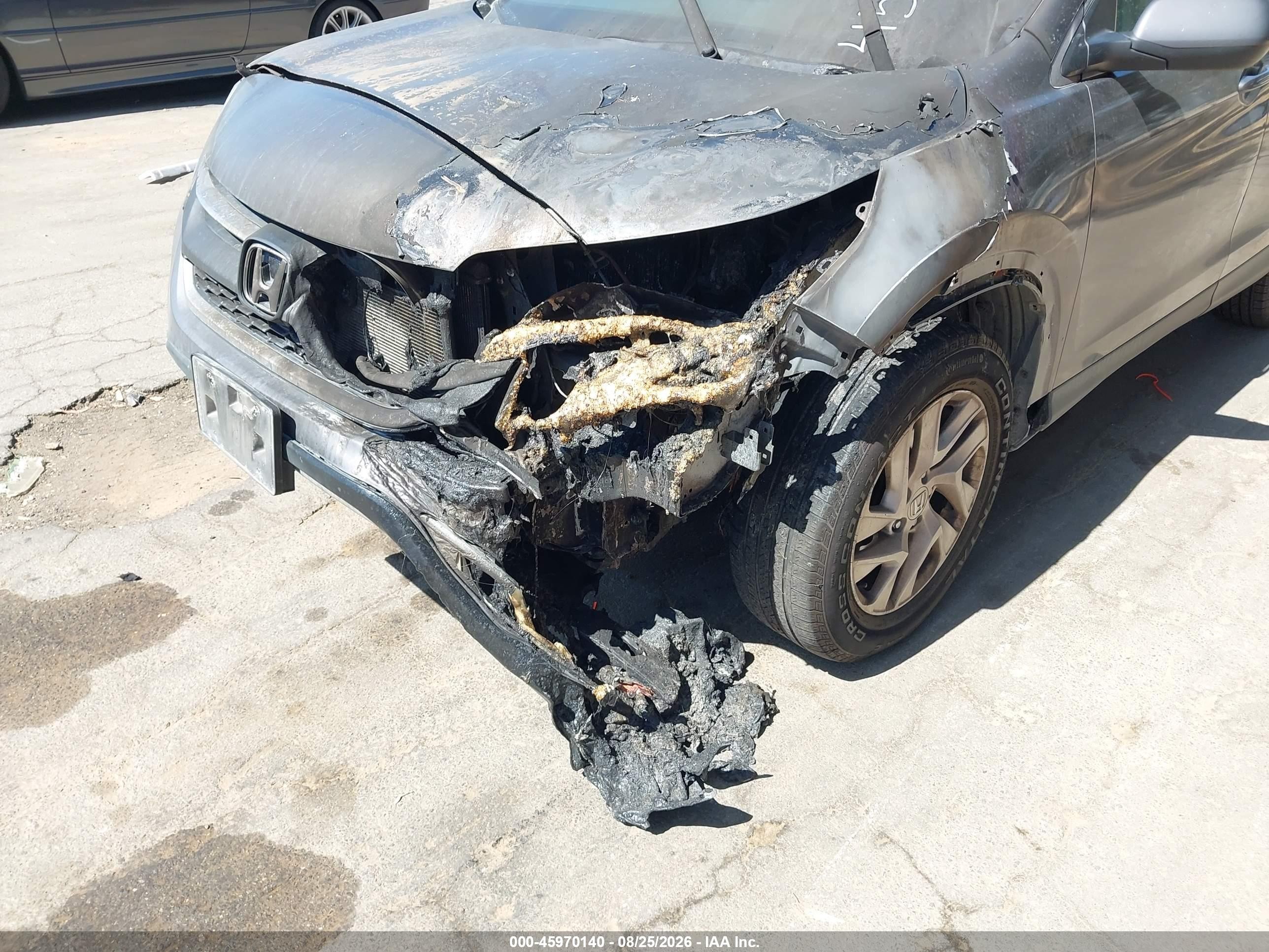 2015 Honda Cr-v Ex-l Серый vin: 2HKRM3H74FH517585