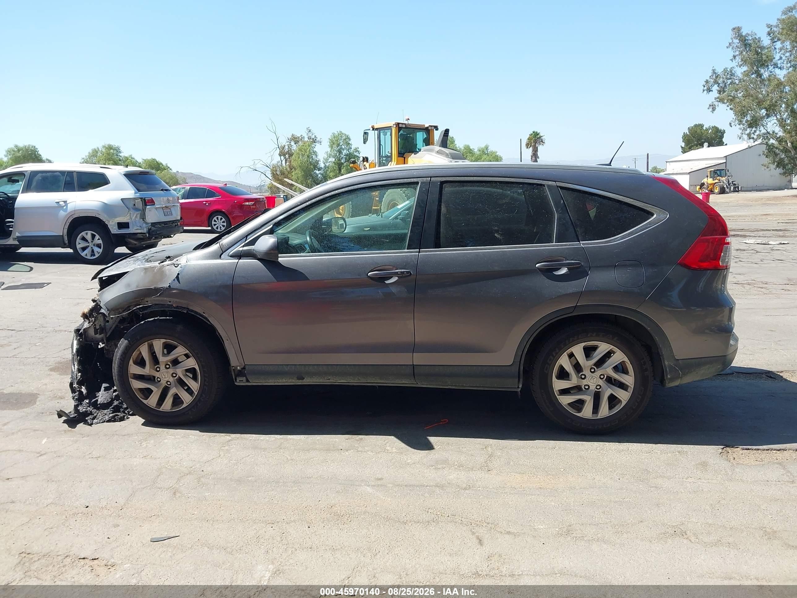 2015 Honda Cr-v Ex-l Серый vin: 2HKRM3H74FH517585