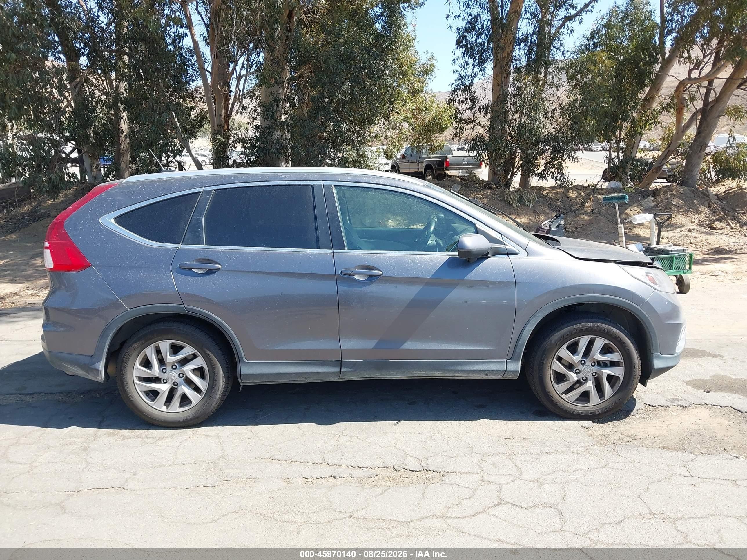 2015 Honda Cr-v Ex-l Серый vin: 2HKRM3H74FH517585