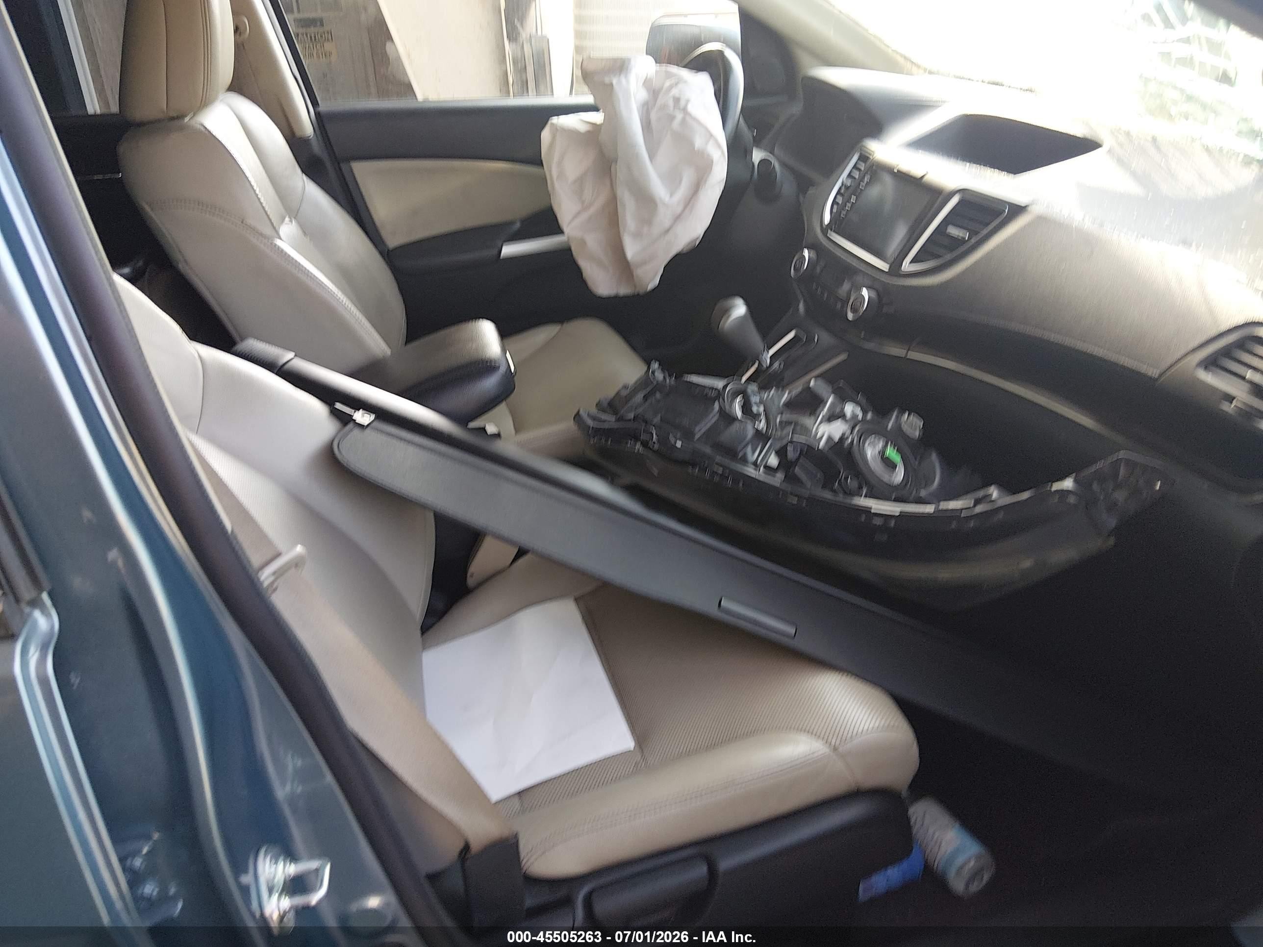 2015 Honda Cr-v Ex-l Blue vin: 2HKRM3H74FH531180