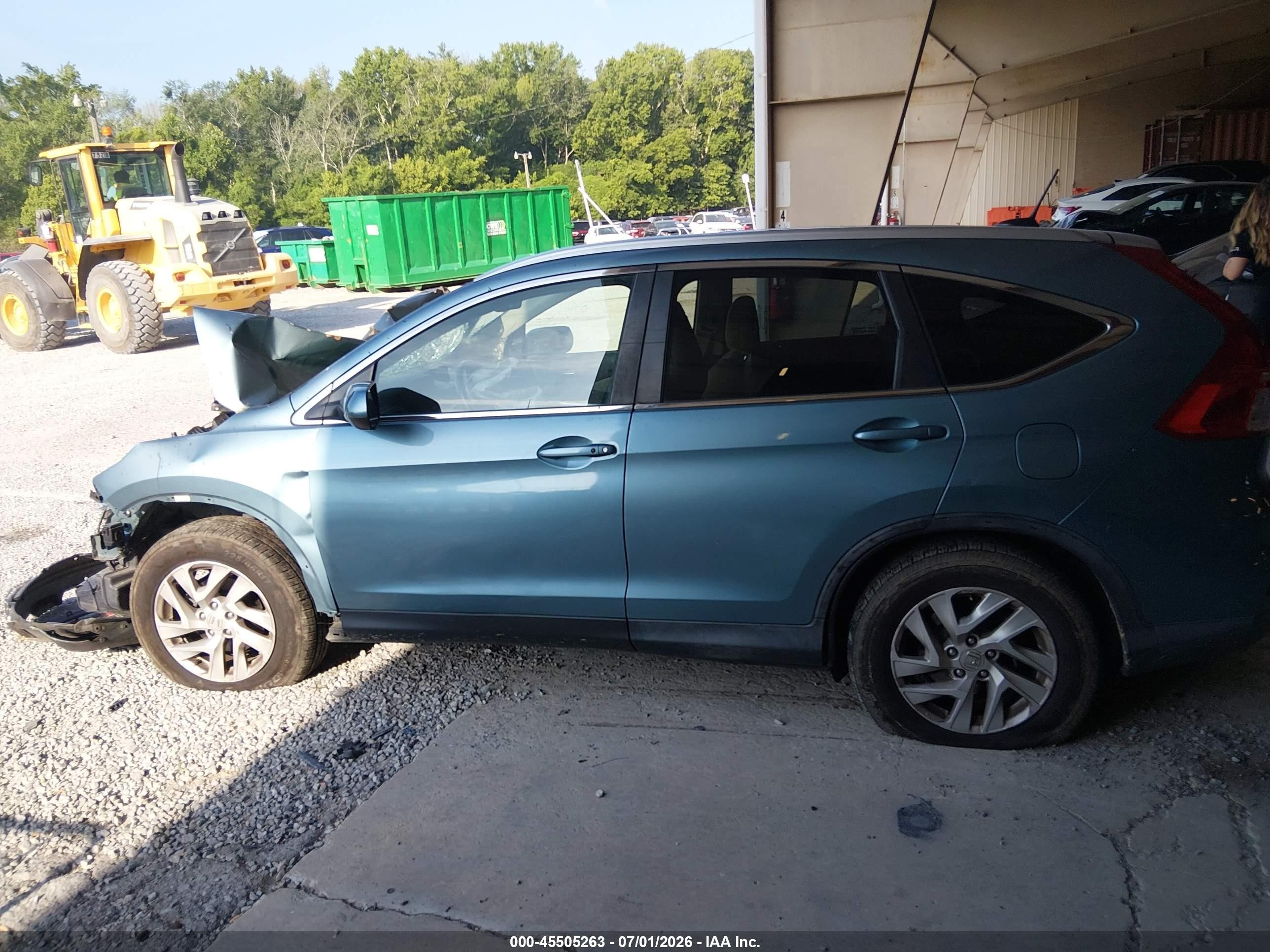 2015 Honda Cr-v Ex-l Blue vin: 2HKRM3H74FH531180