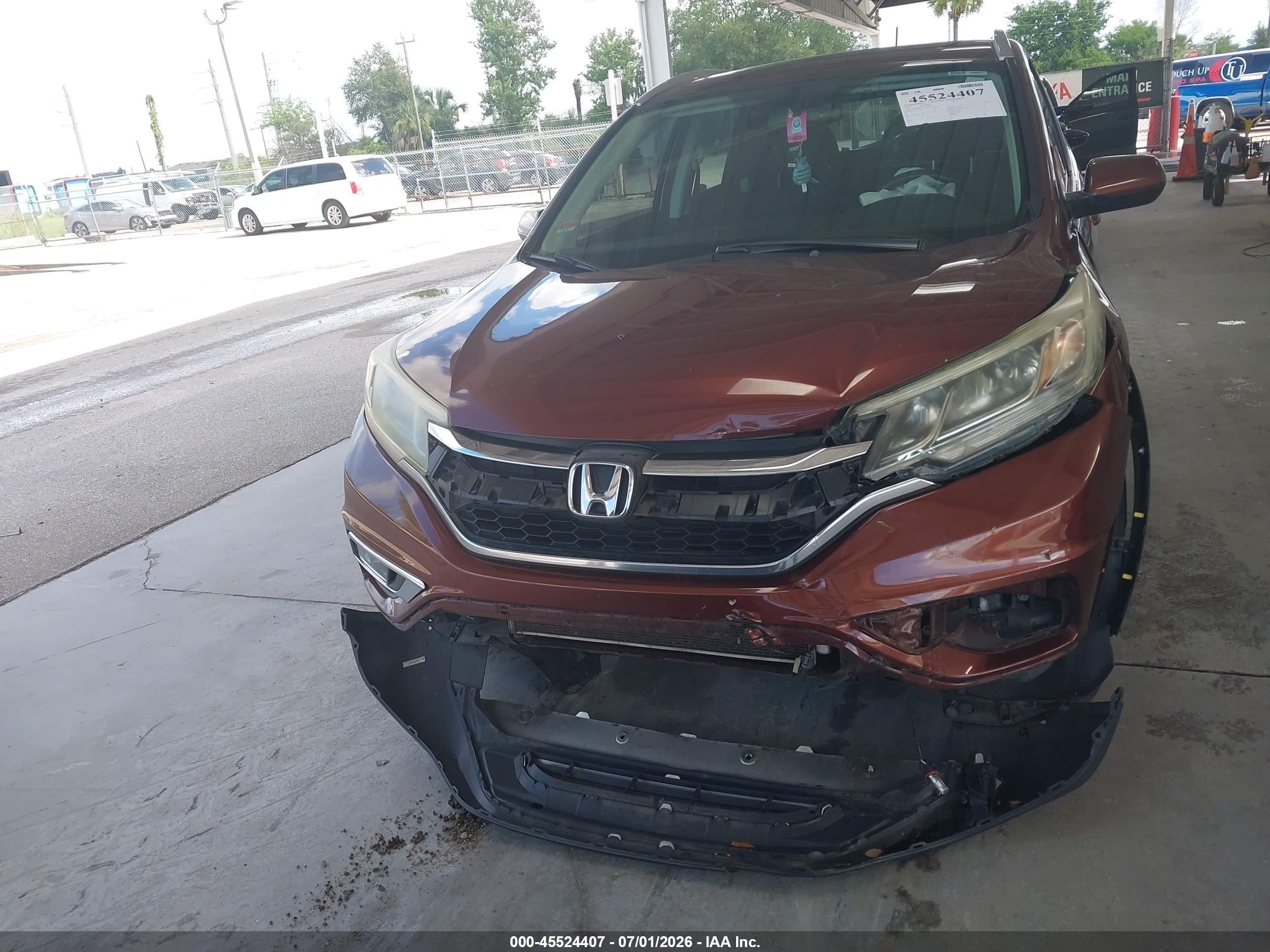 2015 Honda Cr-v Ex-l Maroon vin: 2HKRM3H74FH531969