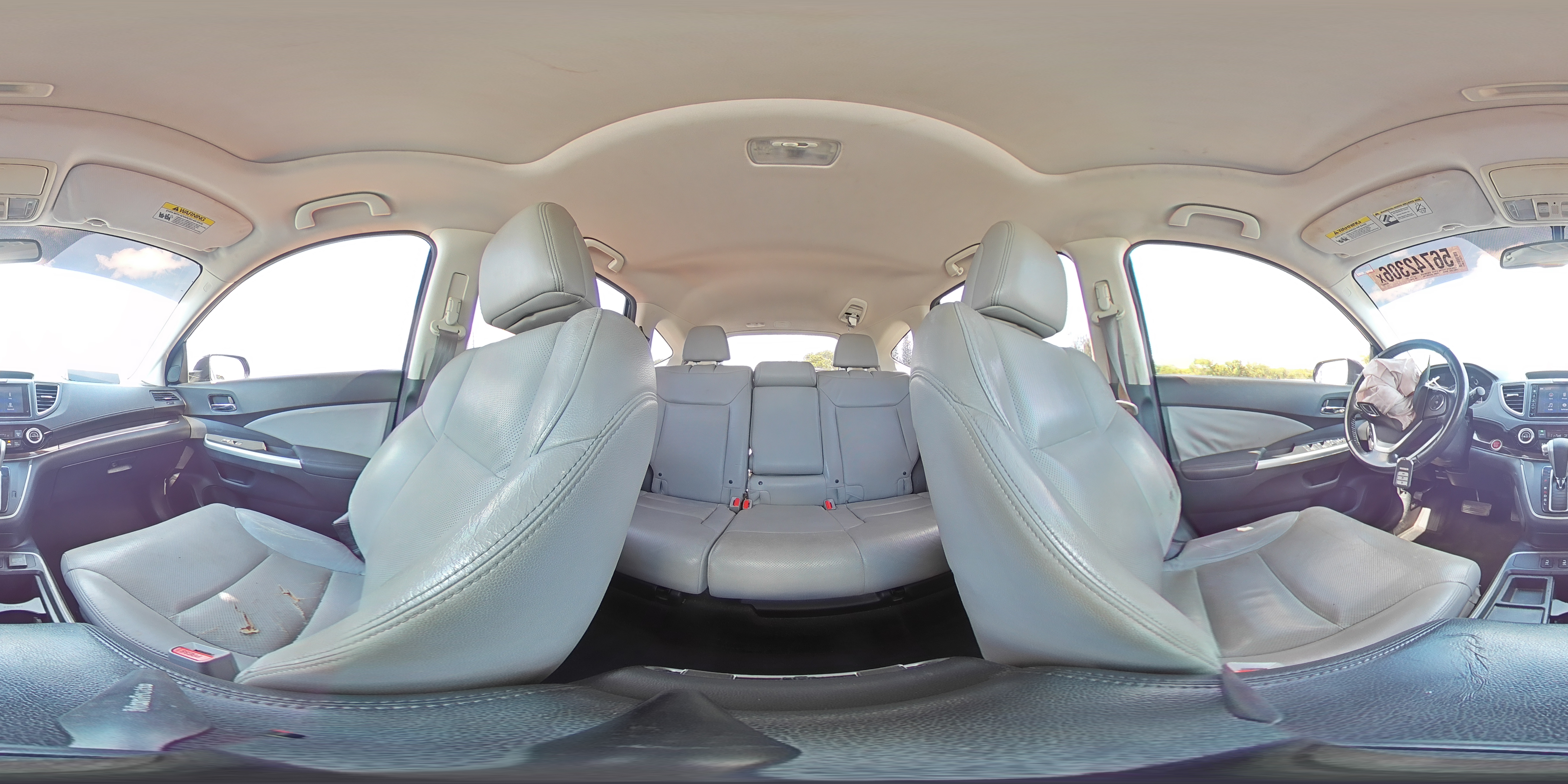 2015 Honda Cr-v Exl Серый vin: 2HKRM3H74FH541840