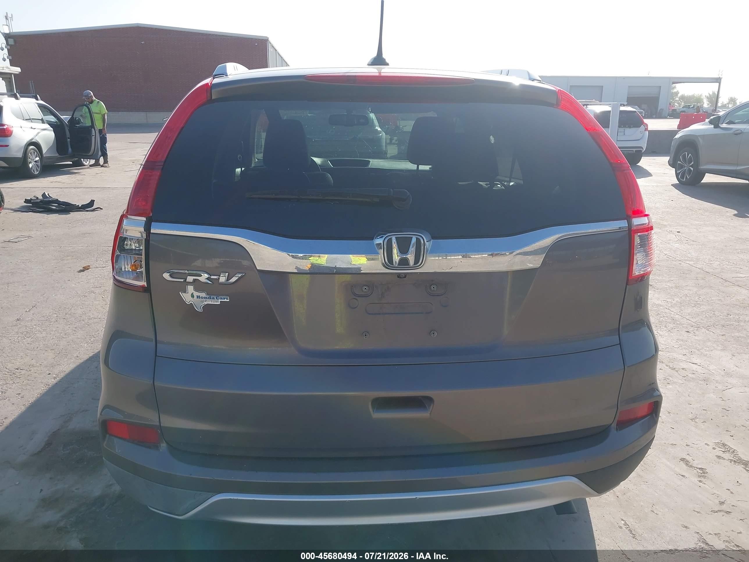 2015 Honda Cr-v Ex-l Brown vin: 2HKRM3H74FH550506