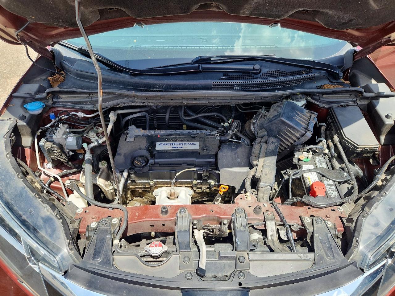 2015 Honda Cr-v Exl Темно-бордовый vin: 2HKRM3H74FH552739