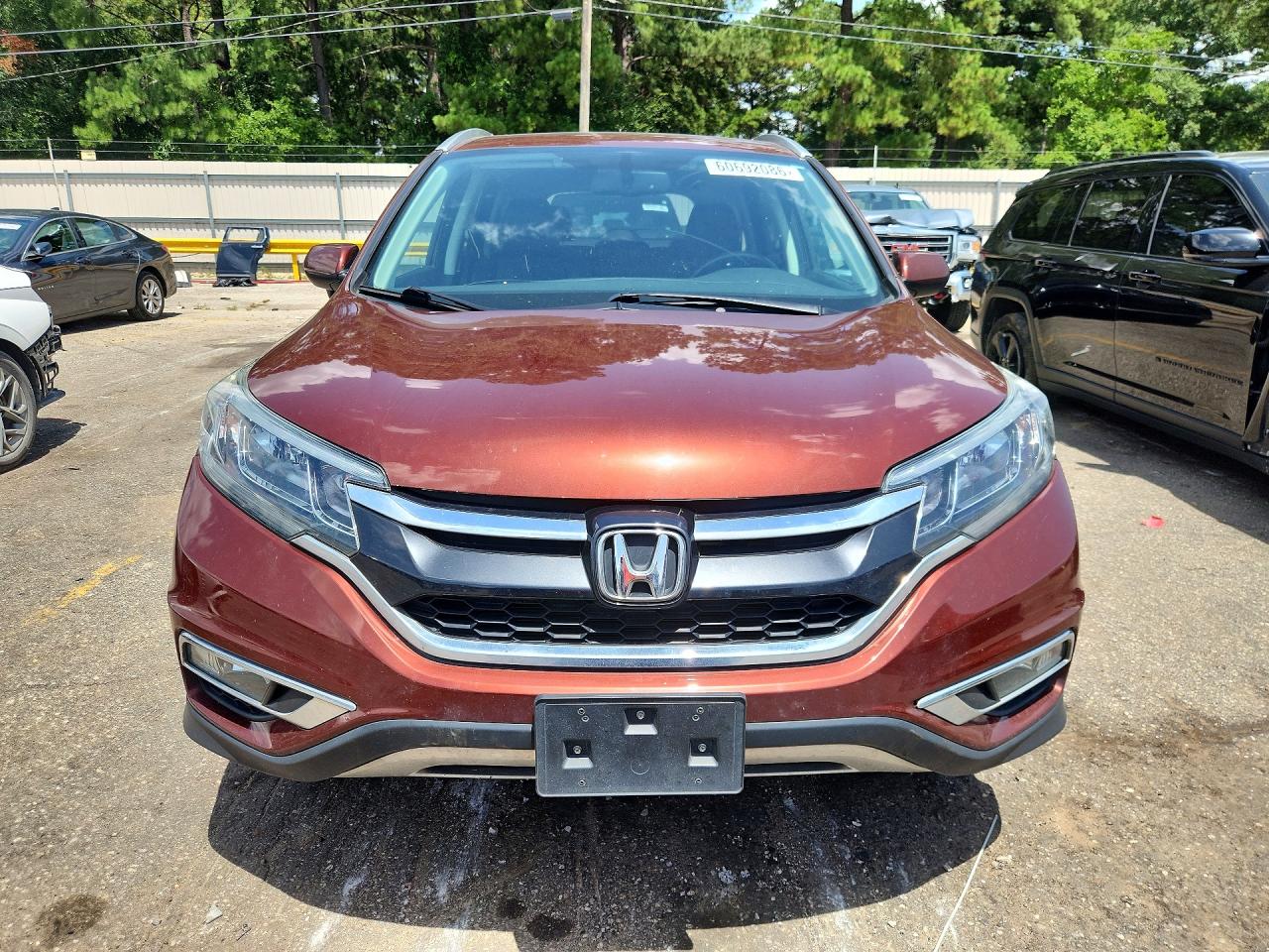 2015 Honda Cr-v Exl Темно-бордовый vin: 2HKRM3H74FH552739