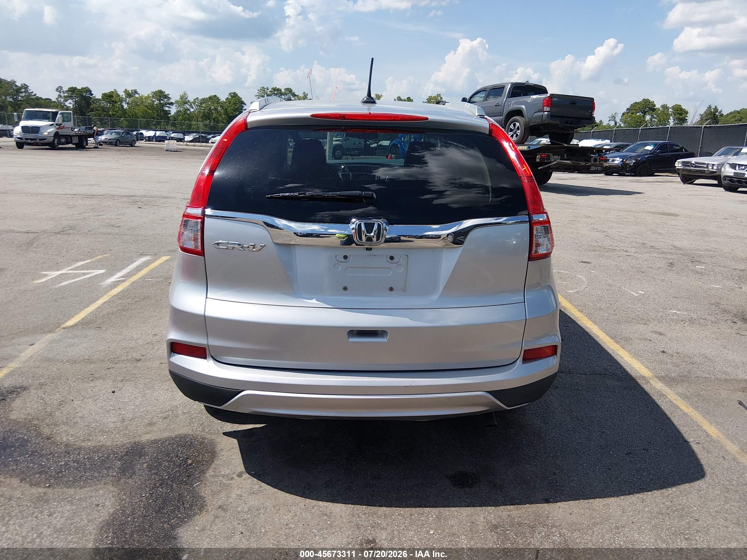 2015 Honda Cr-v Ex-l Серебряный vin: 2HKRM3H74FH556032