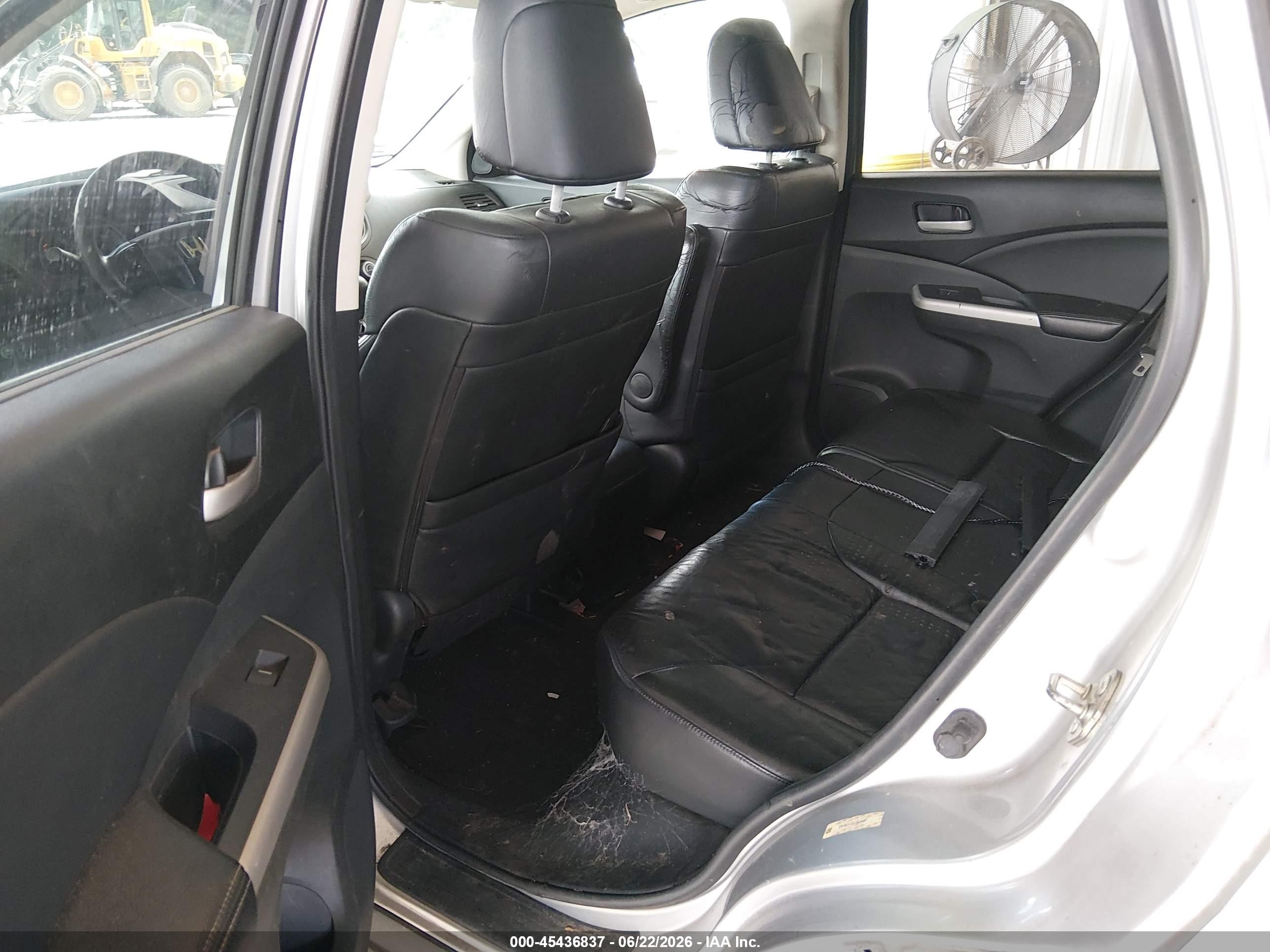 2012 Honda Cr-v Ex-l Silver vin: 2HKRM3H75CH503769