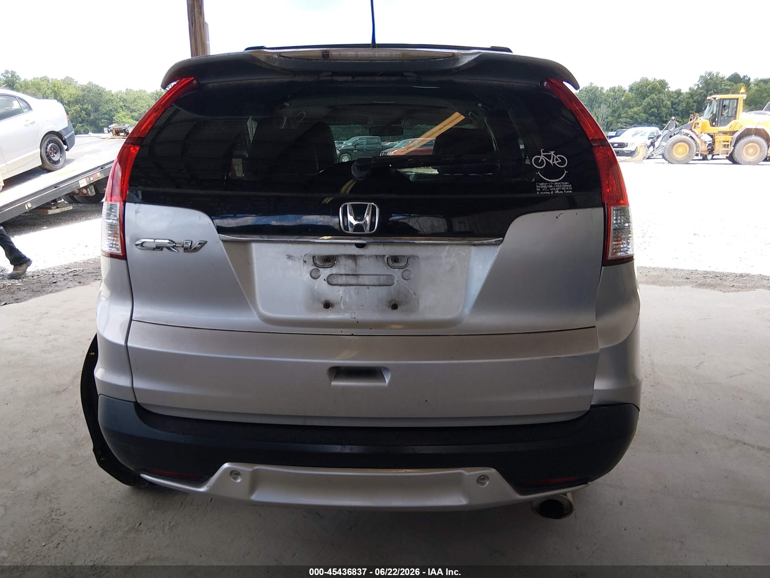 2012 Honda Cr-v Ex-l Silver vin: 2HKRM3H75CH503769